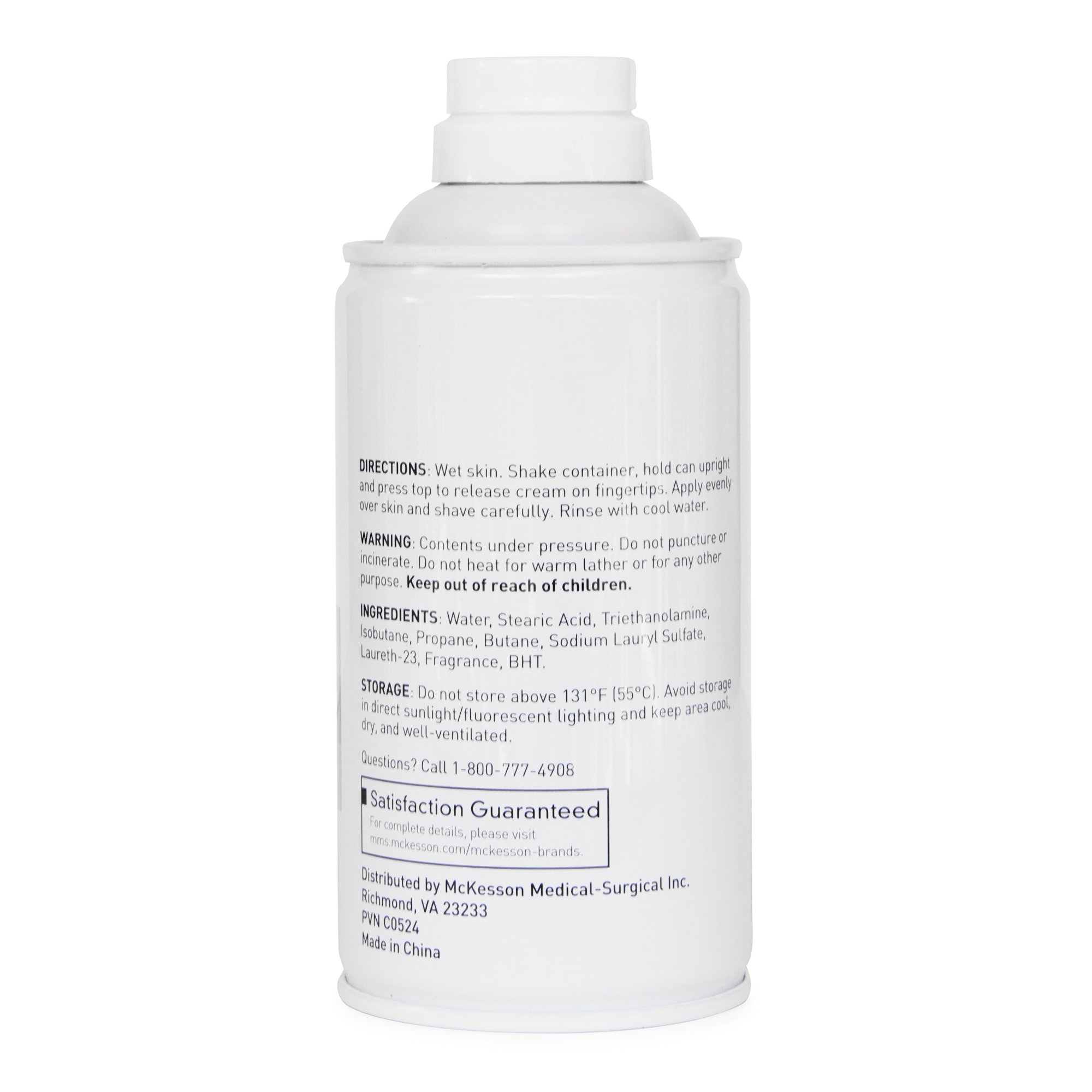 McKesson Shaving Cream, 11 oz Aerosol Can - Image 2