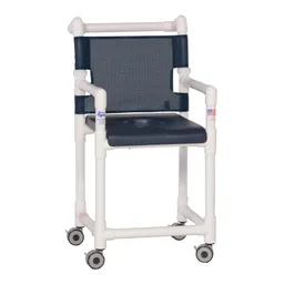IPU Deluxe Shower Chair Commode, Navy