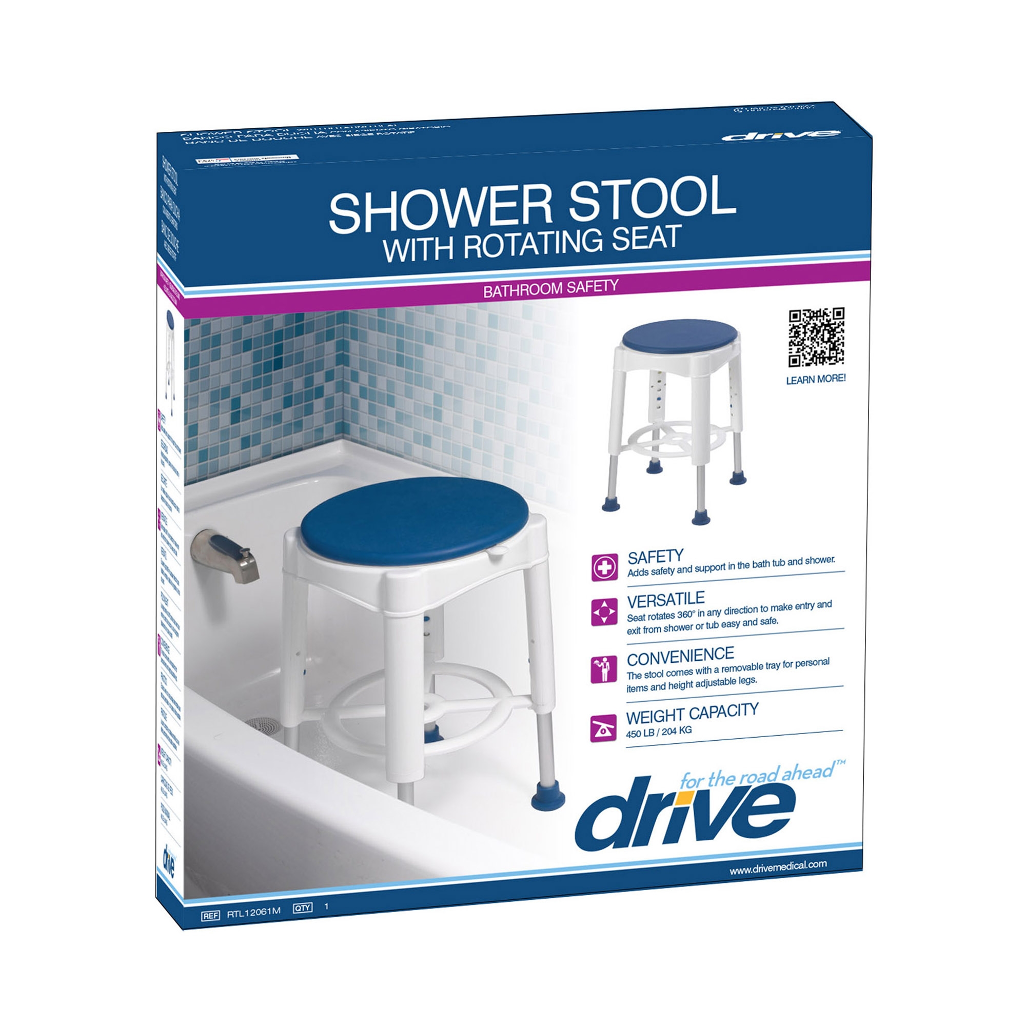 drive™ Swivel Seat Shower Stool - Image 4