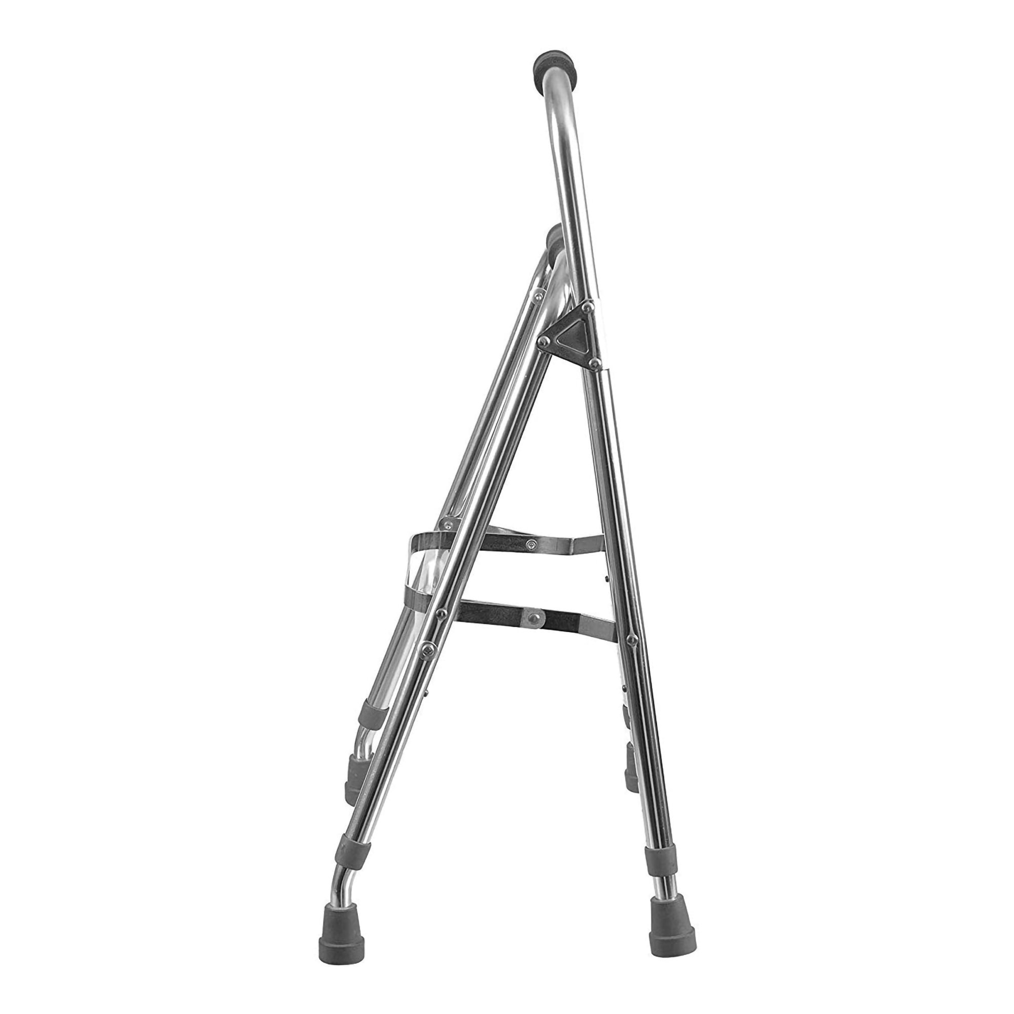 DMI® Folding Walker, Silver - Image 4