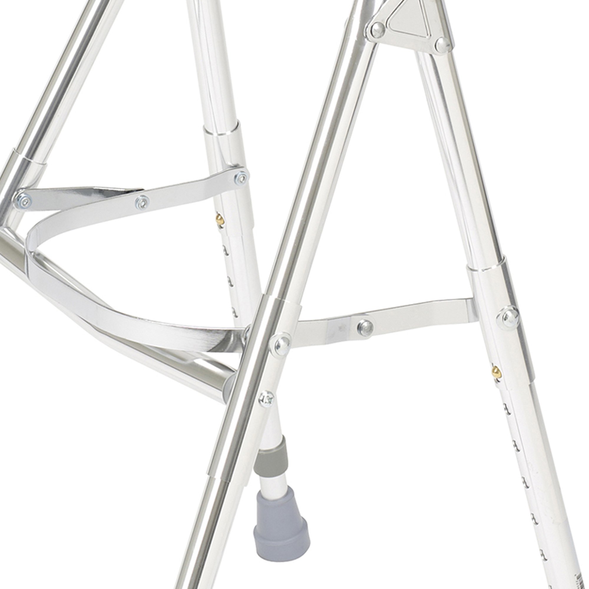 drive™ Hemi Aluminum Side Step Folding Walker, 29.5 - 37 Inch Height - Image 4