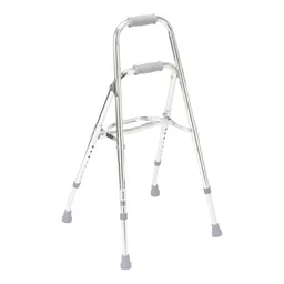 drive™ Hemi Aluminum Side Step Folding Walker, 29.5 - 37 Inch Height