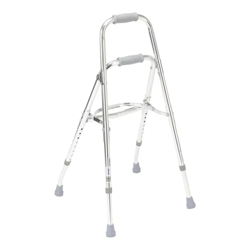 drive™ Hemi Aluminum Side Step Folding Walker, 29.5 - 37 Inch Height
