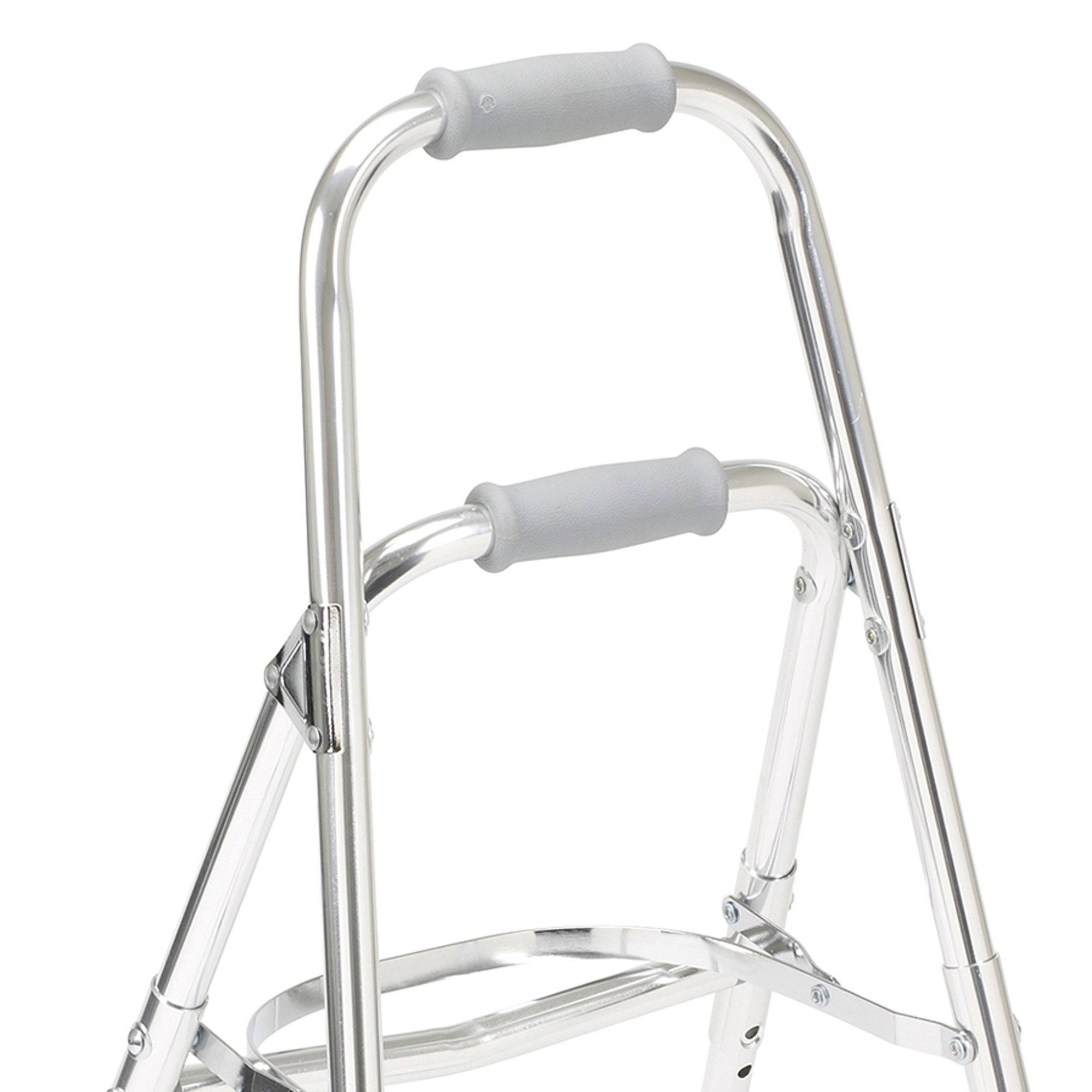 drive™ Hemi Aluminum Side Step Folding Walker, 29.5 - 37 Inch Height - Image 3