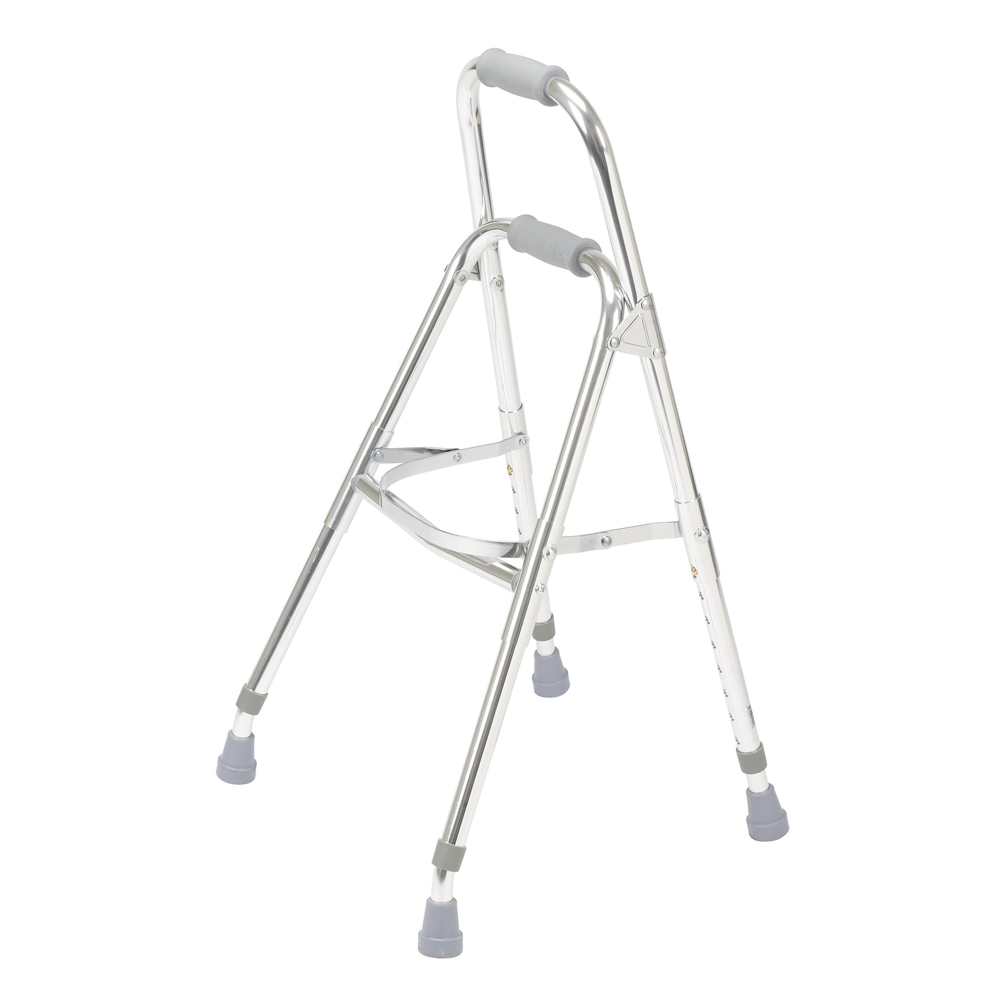 drive™ Hemi Aluminum Side Step Folding Walker, 29.5 - 37 Inch Height - Image 6