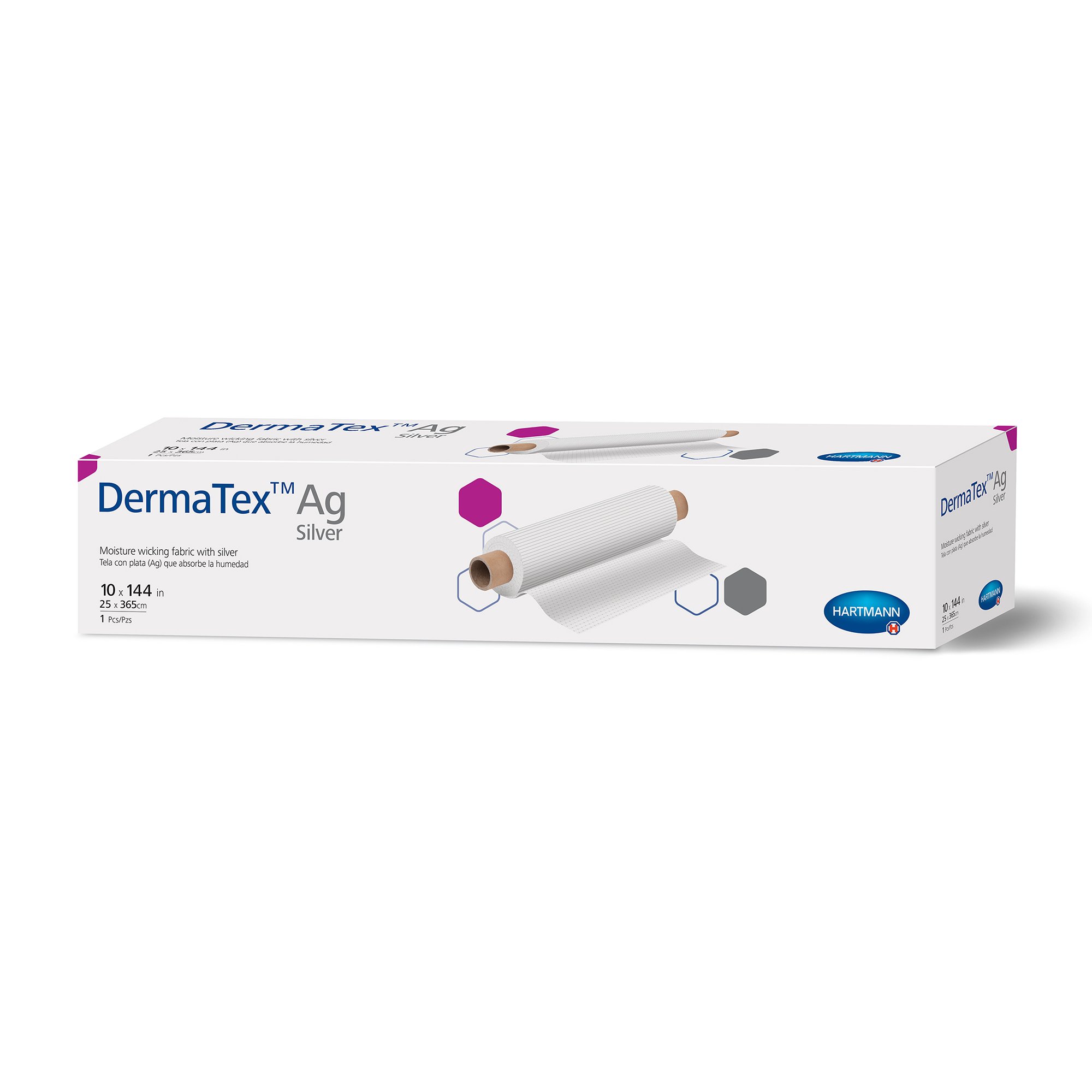 DermaTex™ Ag Silver Moisture Wicking Fabric, 10 x 144 Inch - Image 2