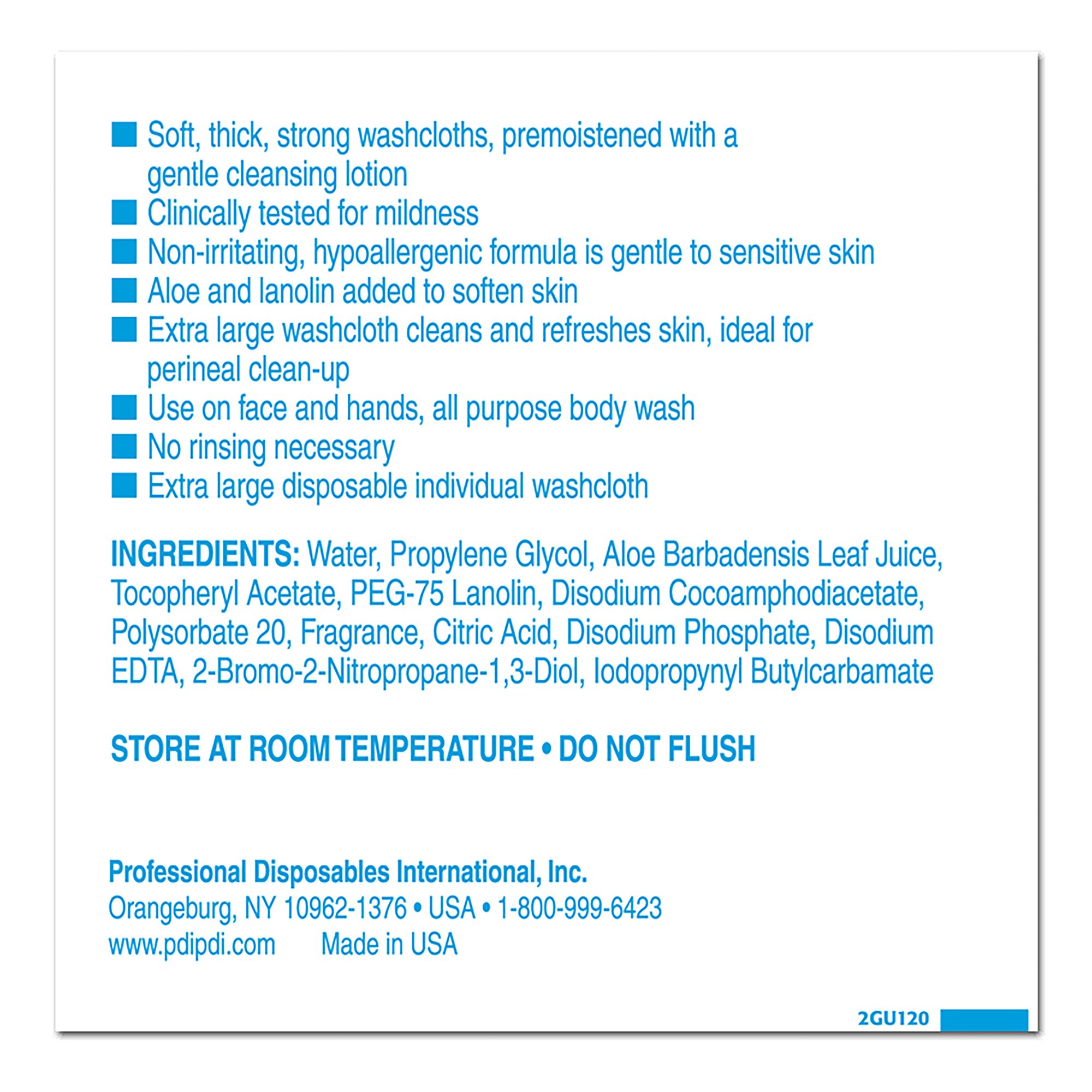 Hygea® Scented Multi-Purpose Skin Cleansing Towelette, Individual Packet - Image 3