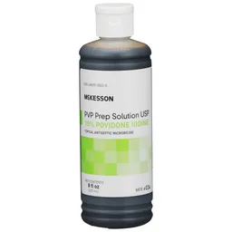 McKesson Microbicide Antiseptic PVP Scrub Solution, 8-ounce bottle