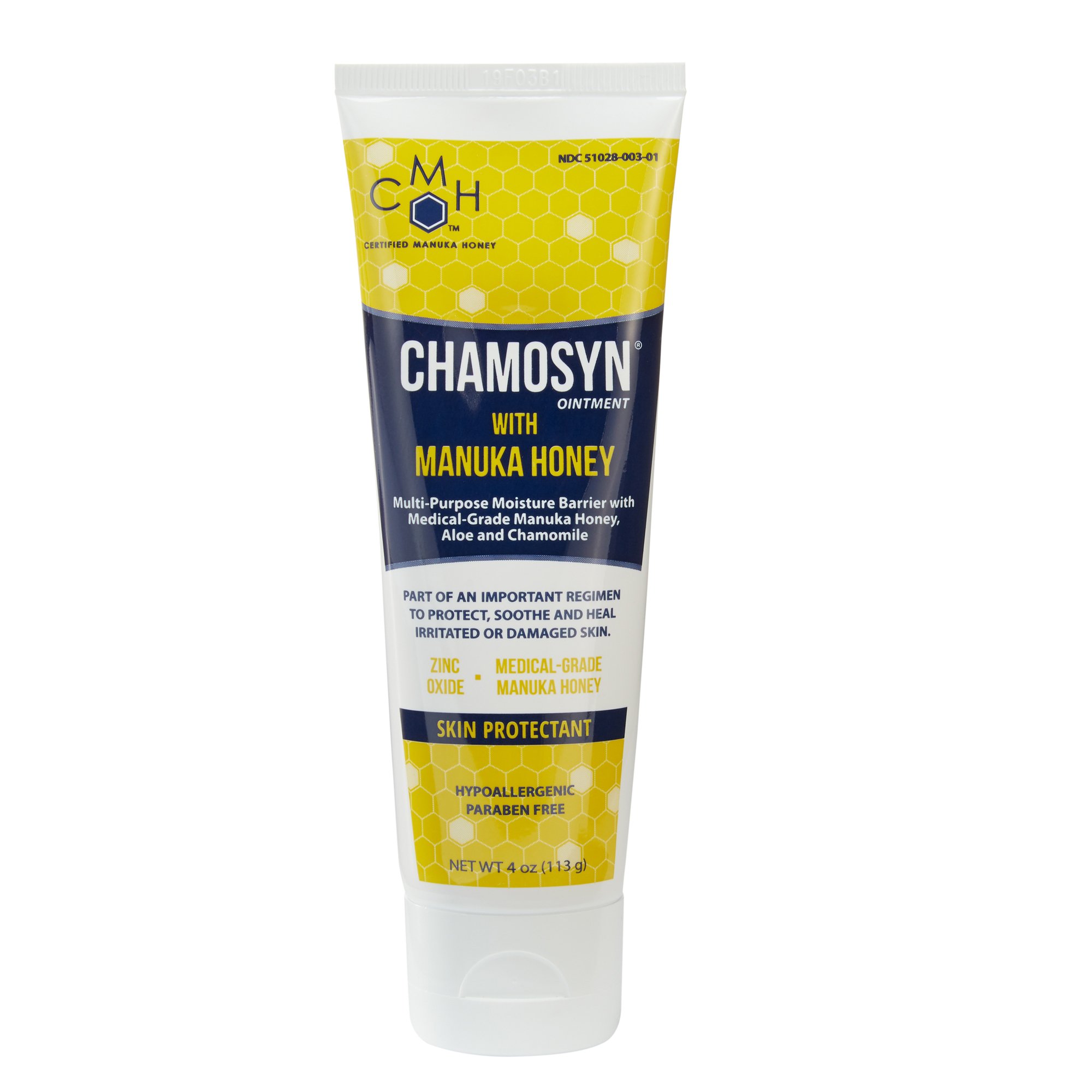 Chamosyn® Ointment with Manuka Honey Skin Protectant, 4-ounce Tube - Image 2