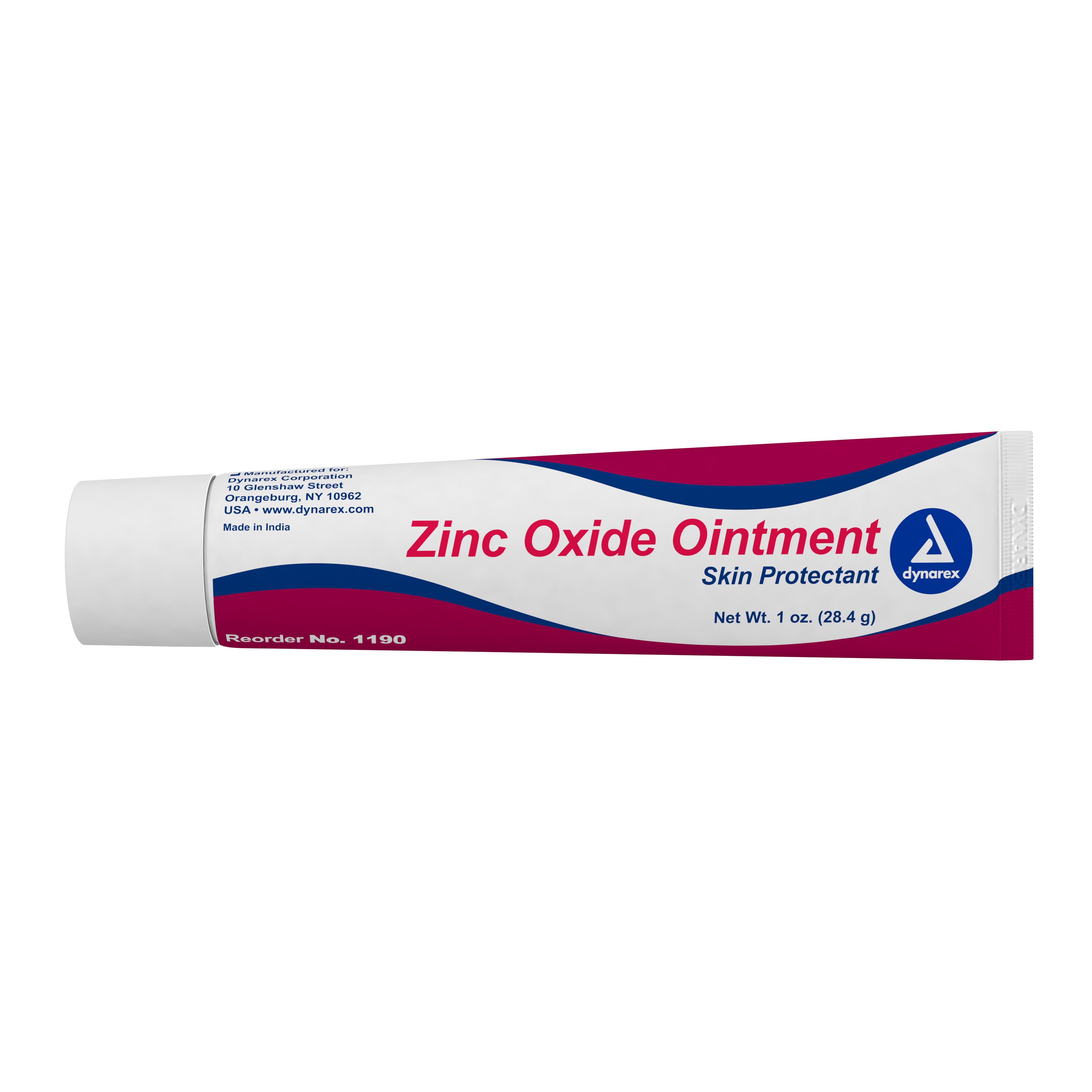 Dynarex Zinc Oxide Skin Protectant, 1 Oz Tube - Image 2
