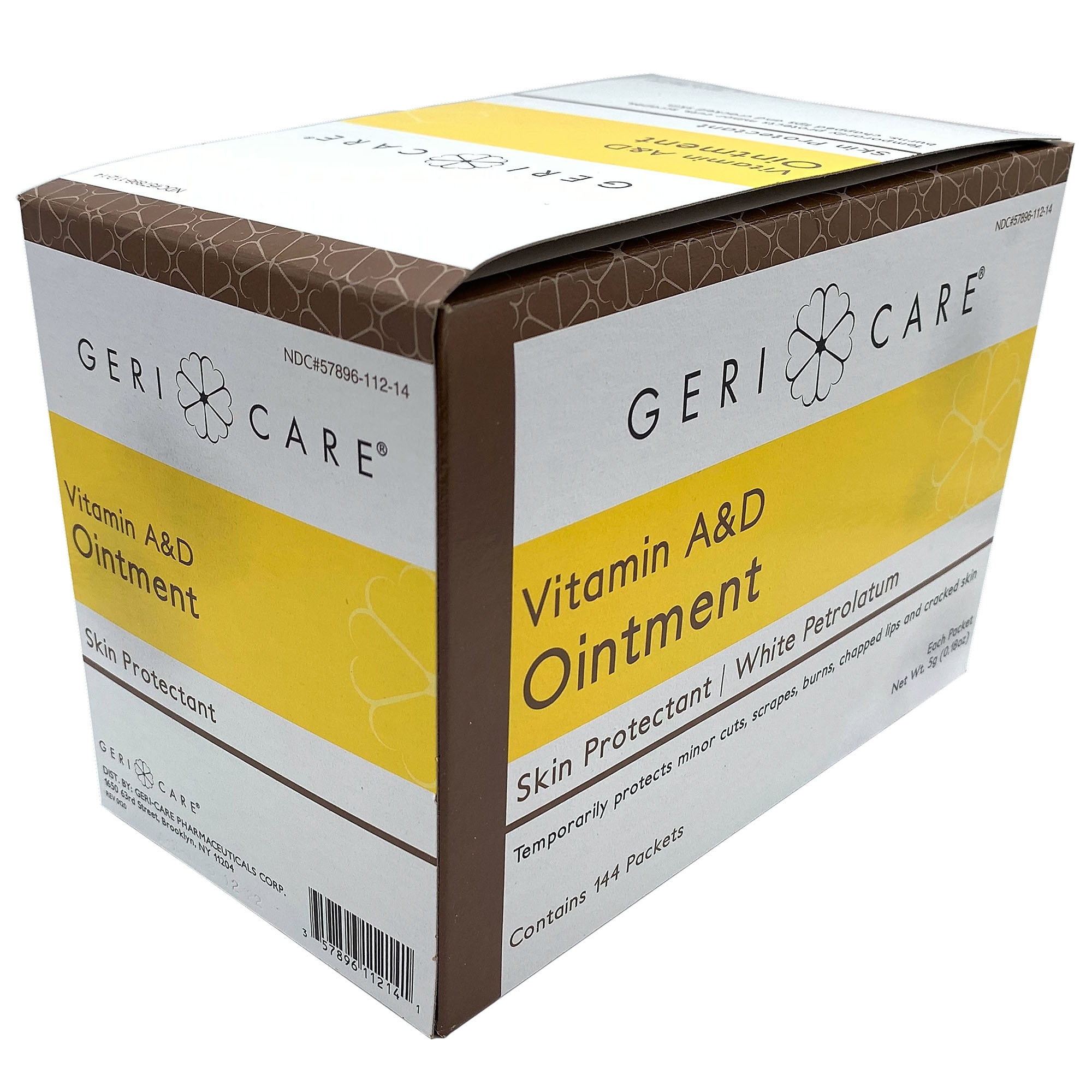 Geri-Care® Vitamin A & D Ointment Skin Protectant with Petrolatum, 5-gram Packet - Image 2