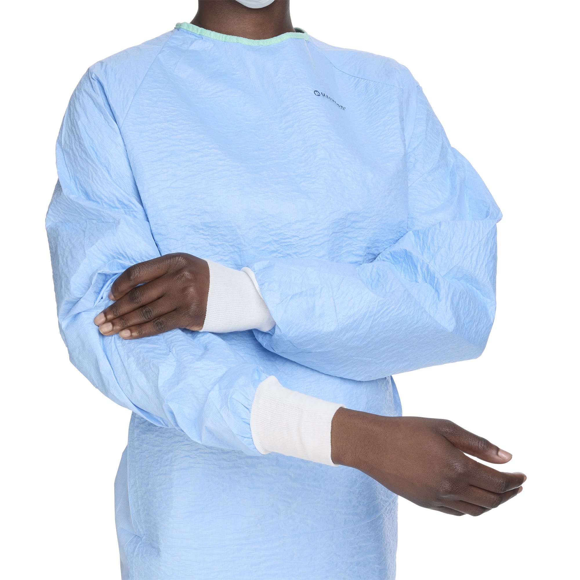 Aero Blue Surgical Gown with Towel, Large - Image 4