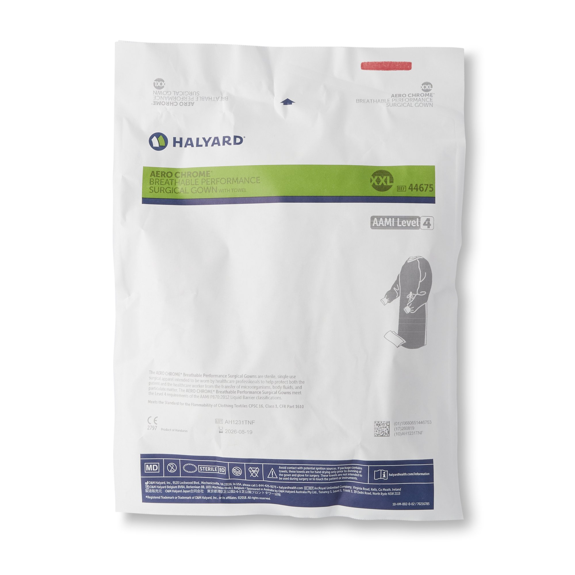 Aero Chrome Surgical Gown with Towel, 2X-Large - Image 3