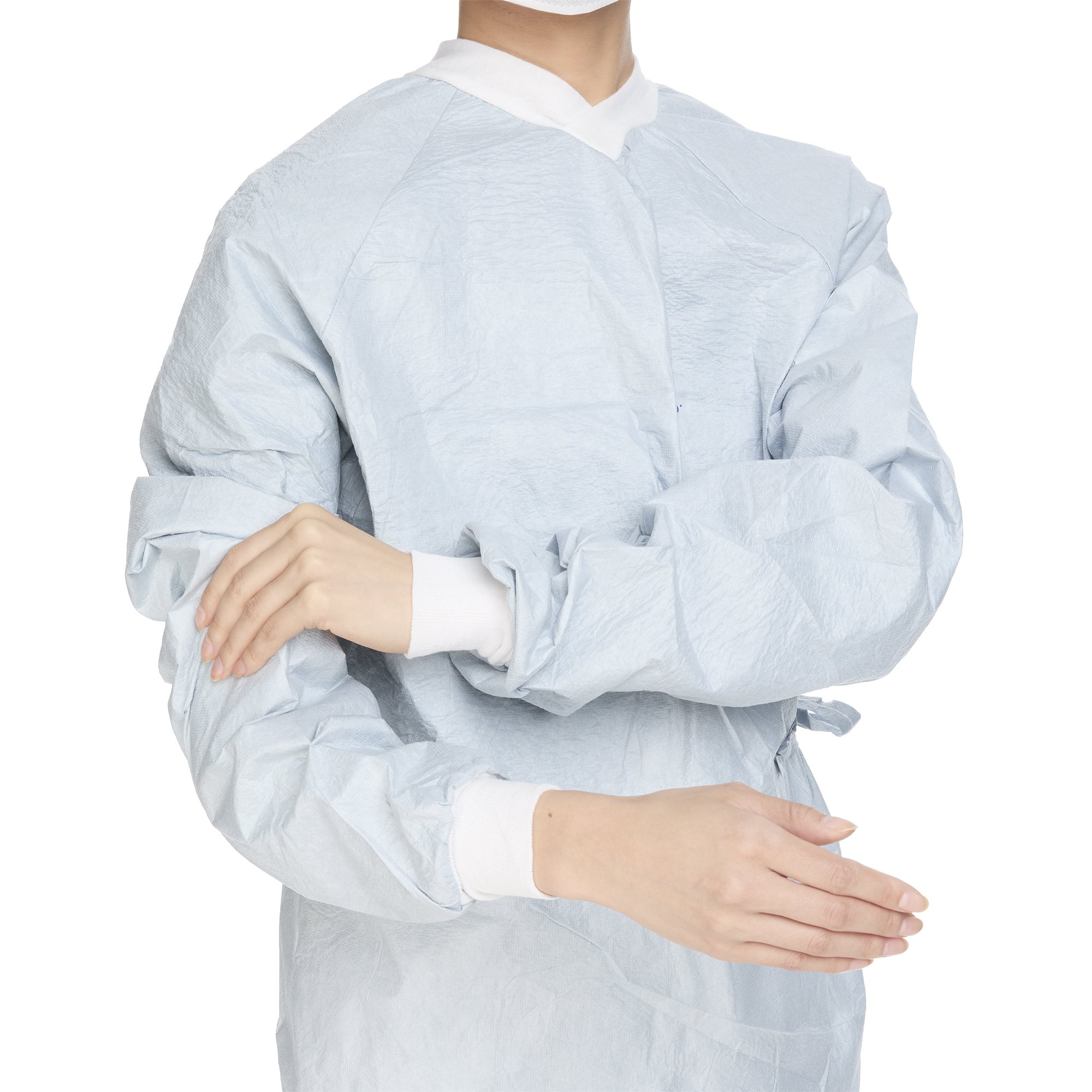 Aero Chrome Surgical Gown with Towel, Medium - Image 5