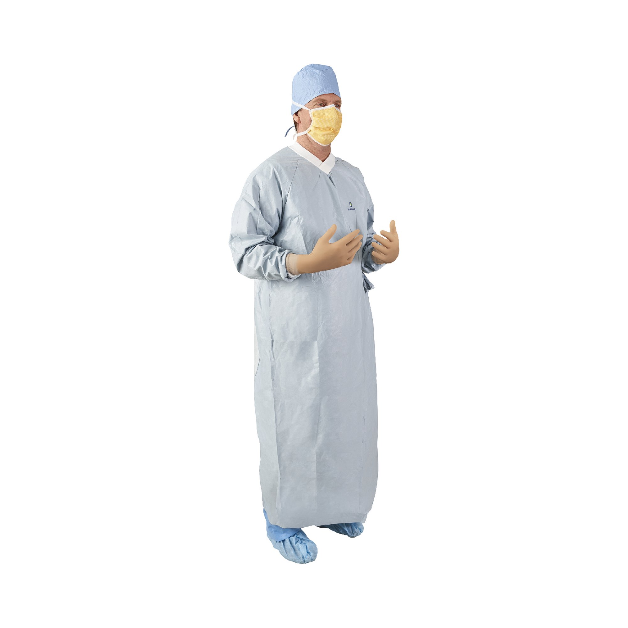 Aero Chrome Surgical Gown with Towel, X-Large - Image 3