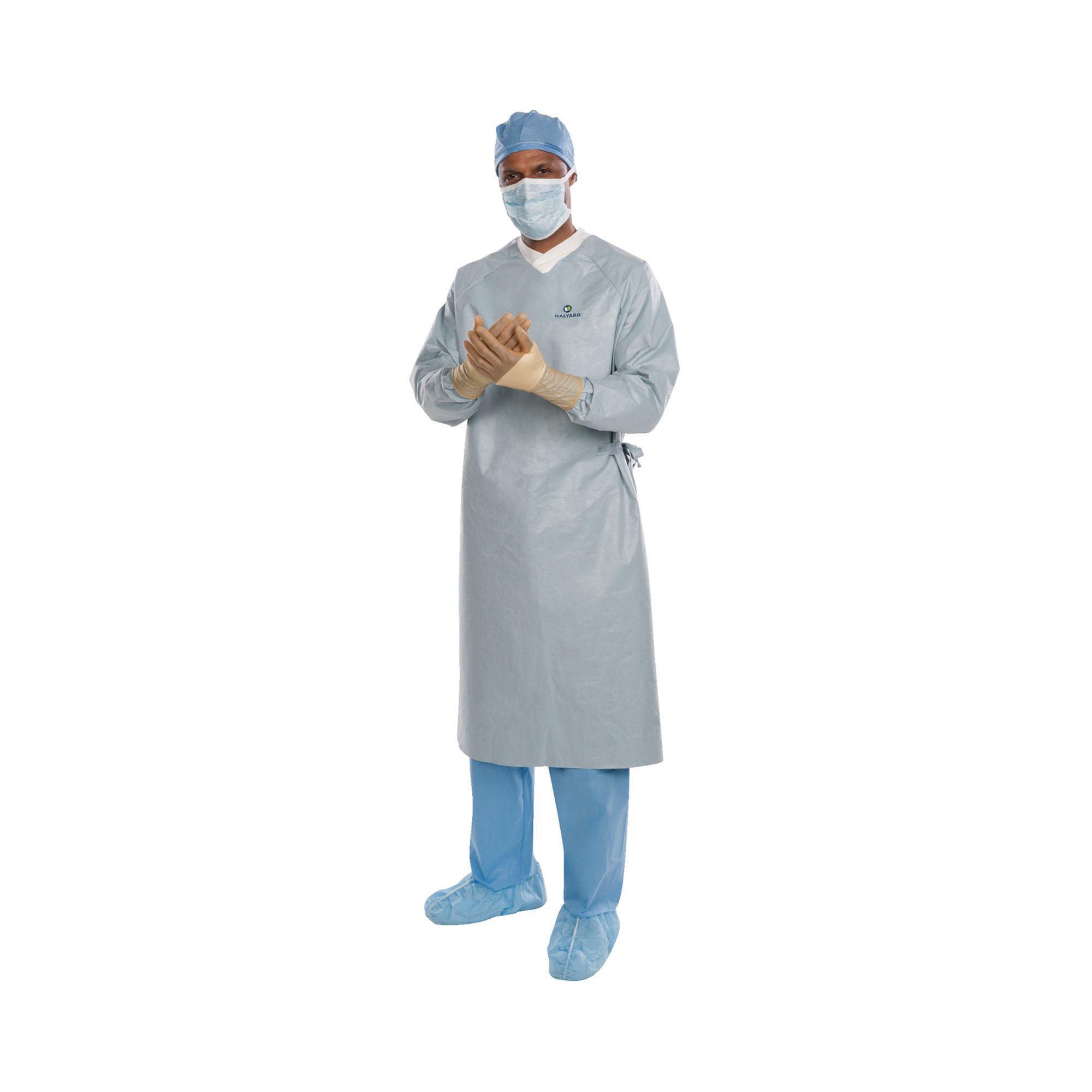 Aero Chrome Surgical Gown with Towel, X-Large - Image 5