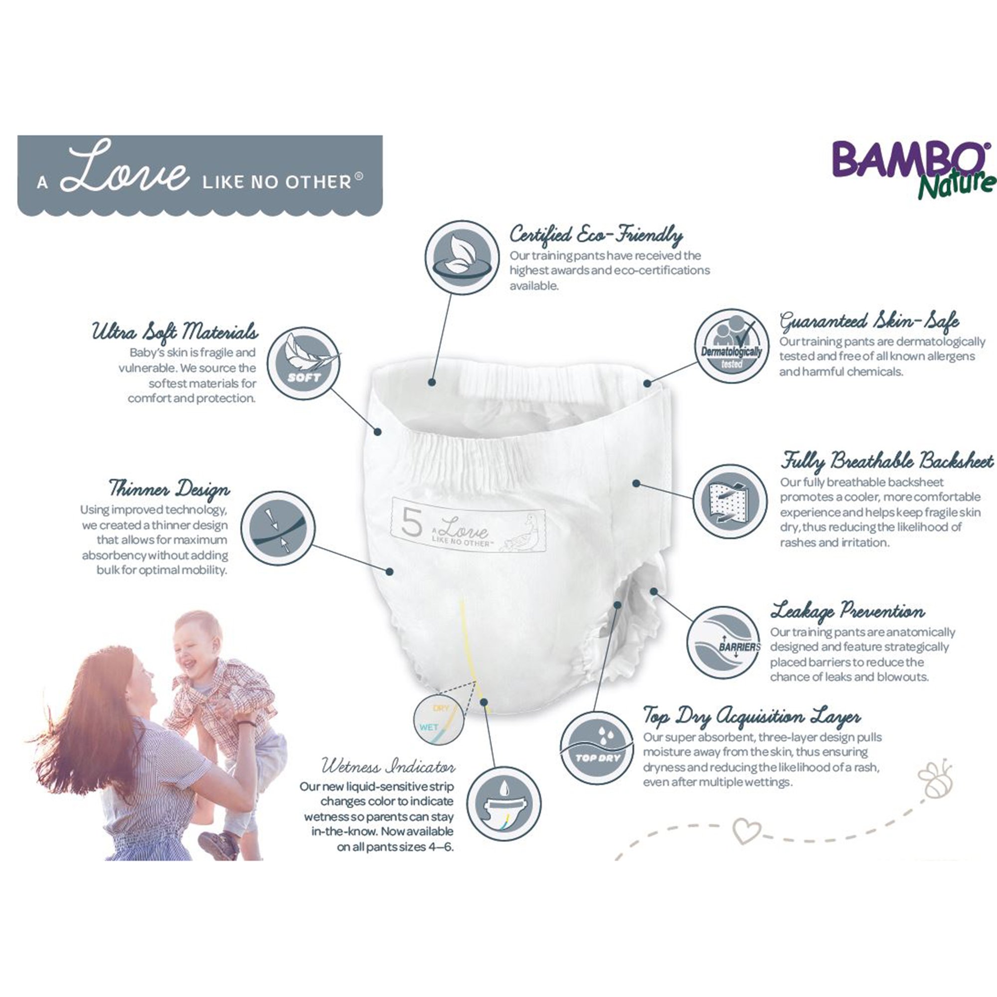 Bambo® Nature Dream Training Pants, Size 4 - Image 6