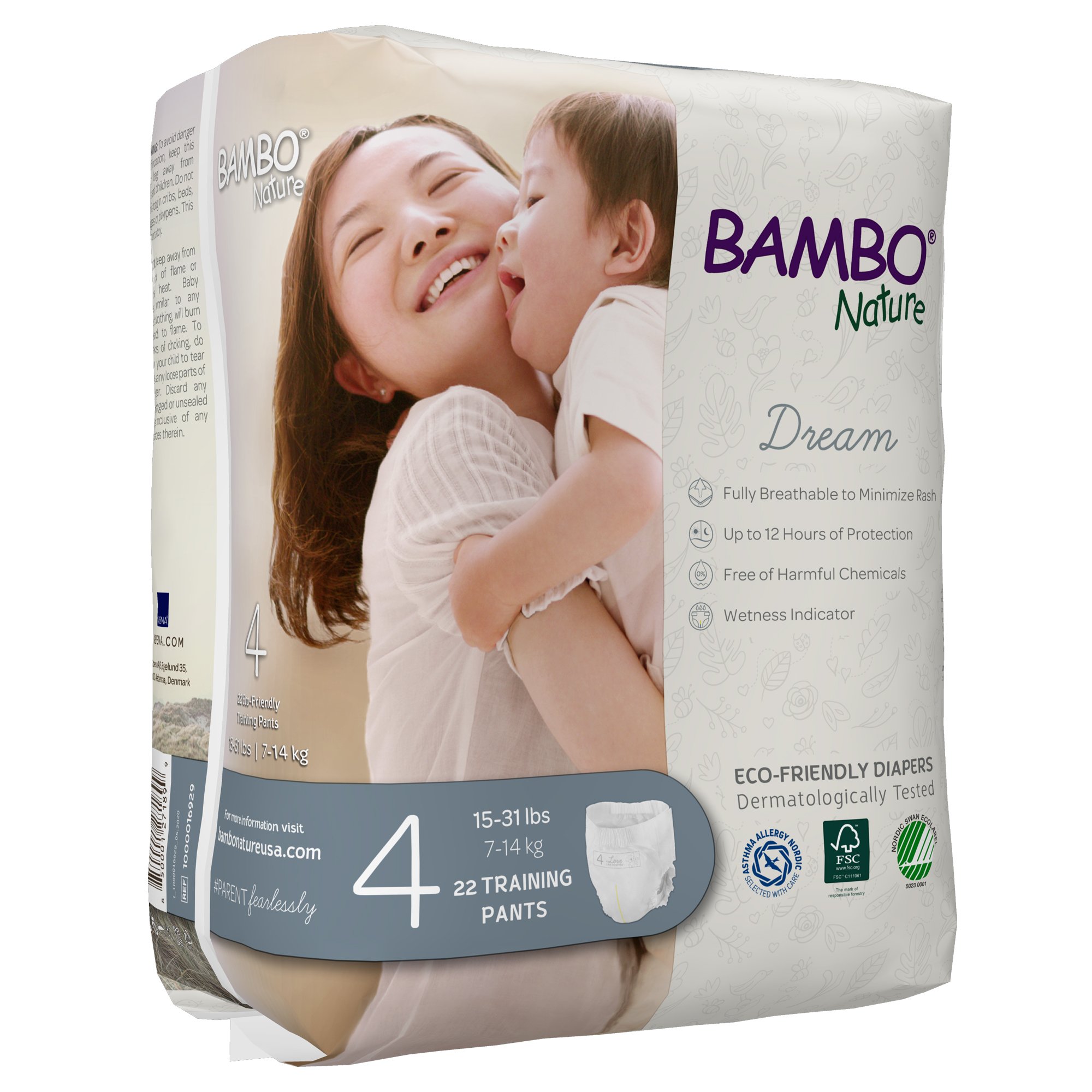 Bambo® Nature Dream Training Pants, Size 4 - Image 3