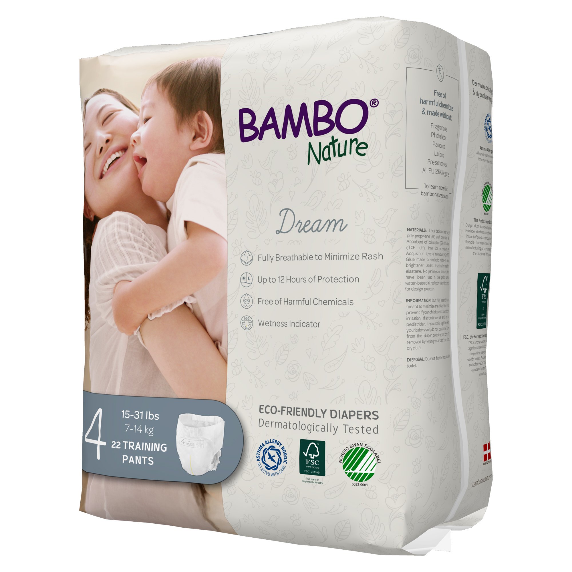 Bambo® Nature Dream Training Pants, Size 4 - Image 4
