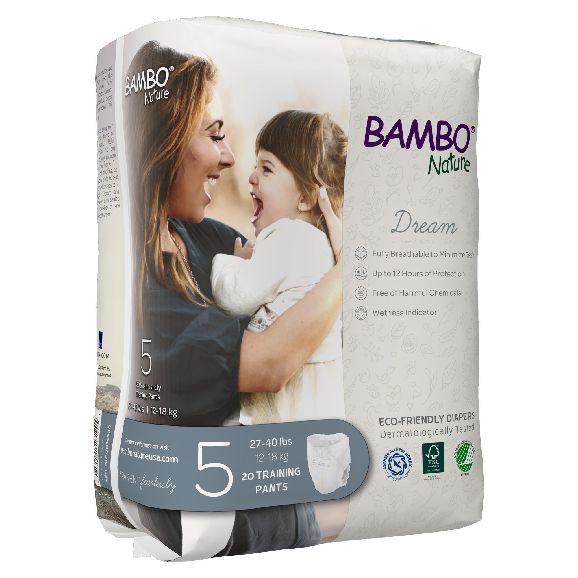 Bambo® Nature Dream Training Pants, Size 5 - Image 3