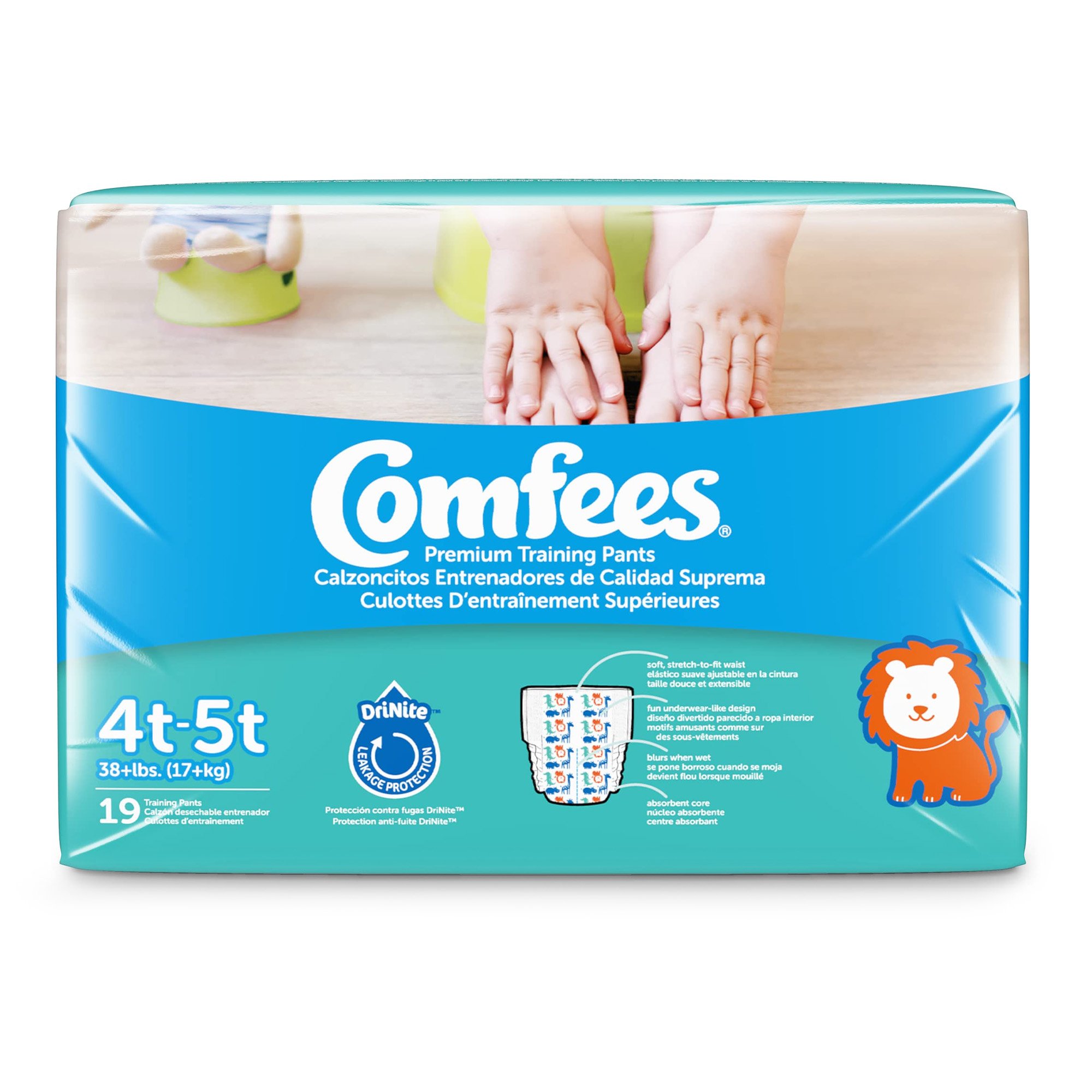 Comfees® Training Pants, 12-Hour Protection, Male Toddler, 4T - 5T, Over 38 lbs. - Image 3
