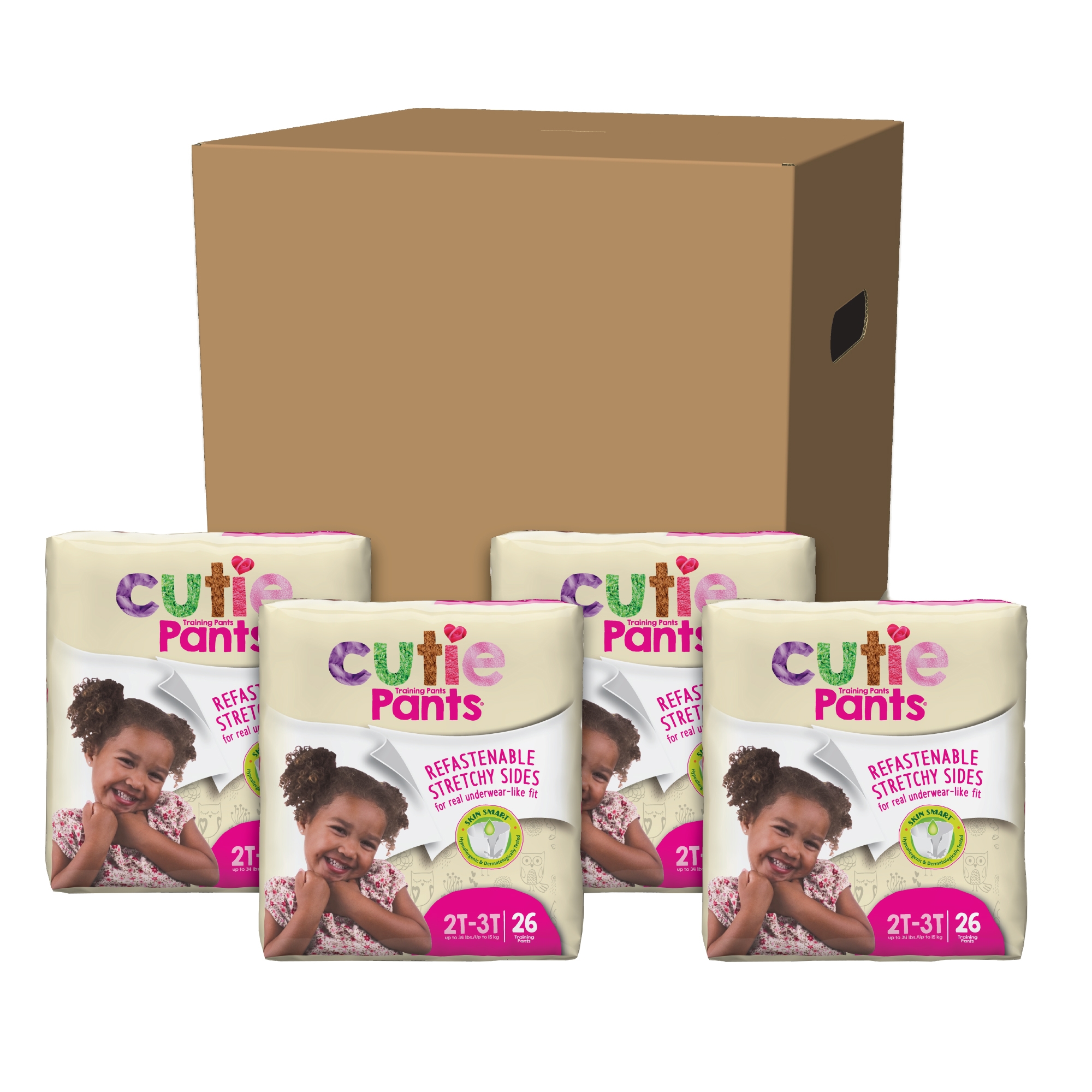 Cutie Pants Training Pants, Female, Toddler, Disposable, Heavy Absorbency - Image 2