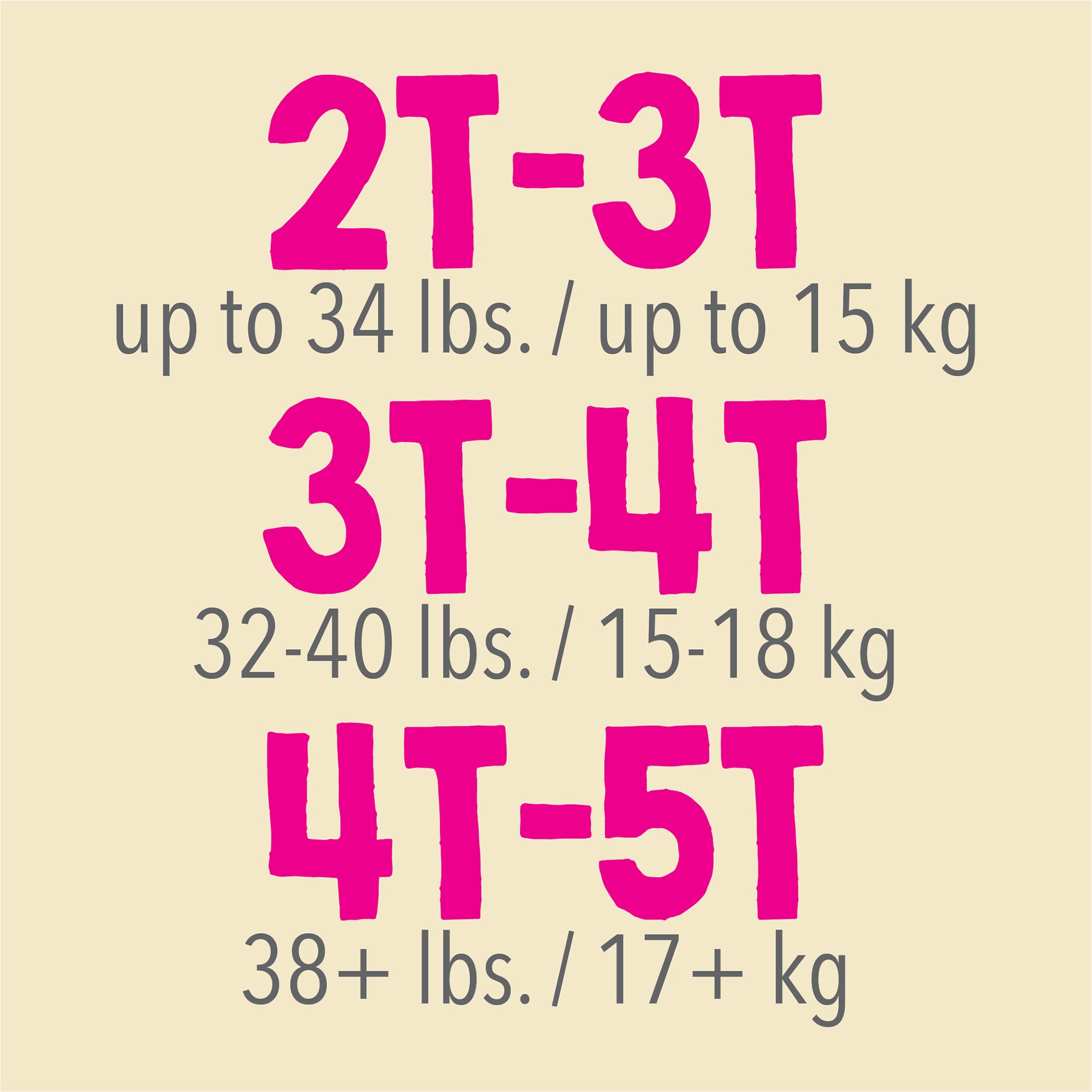 Cutie Pants® Toddler Training Pants, Pink Princess Print, 3T - 4T, 32 - 40 lbs. - Image 4