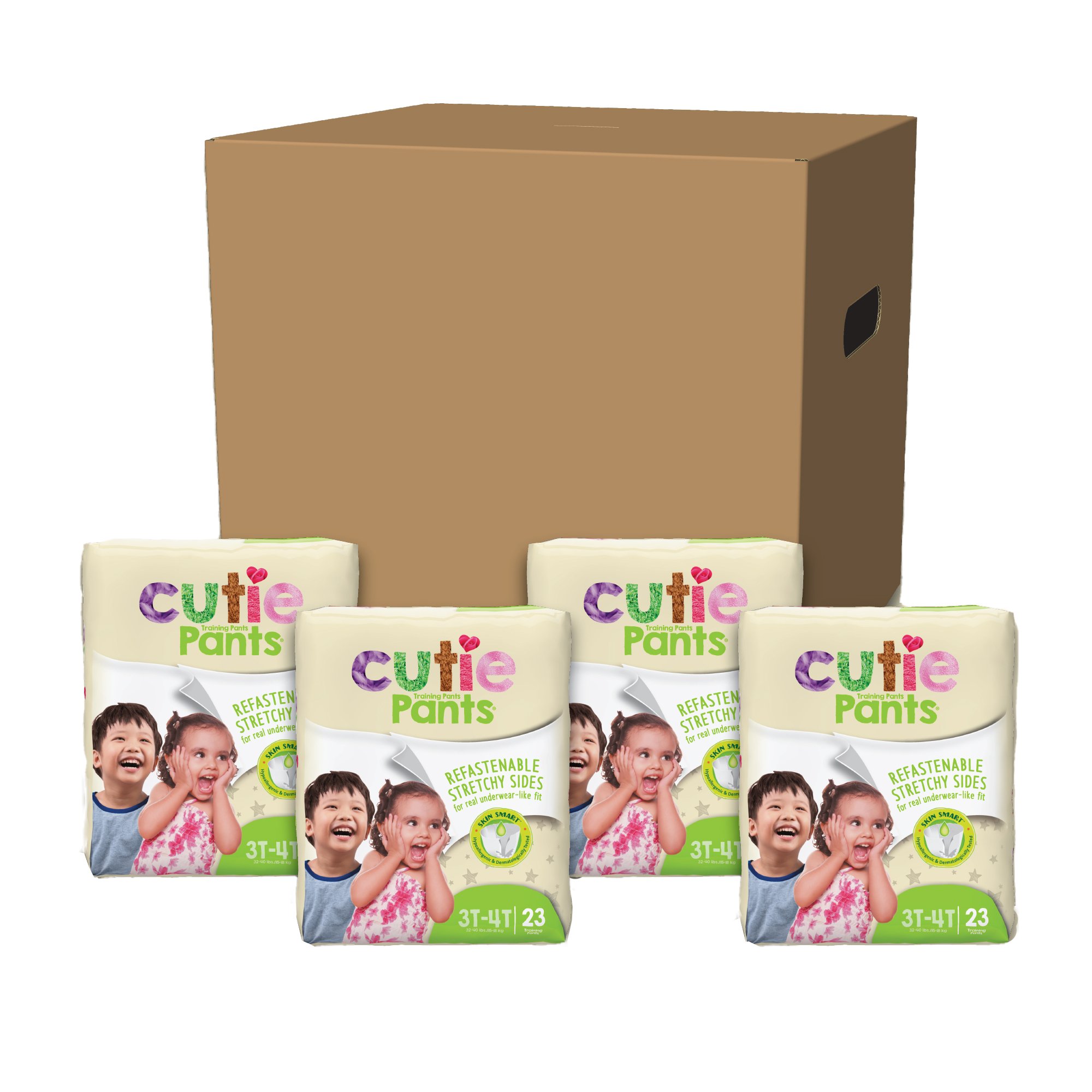 Cutie Pants® Toddler, Heavy Absorbency, Daytime/Overnight, 32 - 40 lbs, 3T to 4T - Image 5