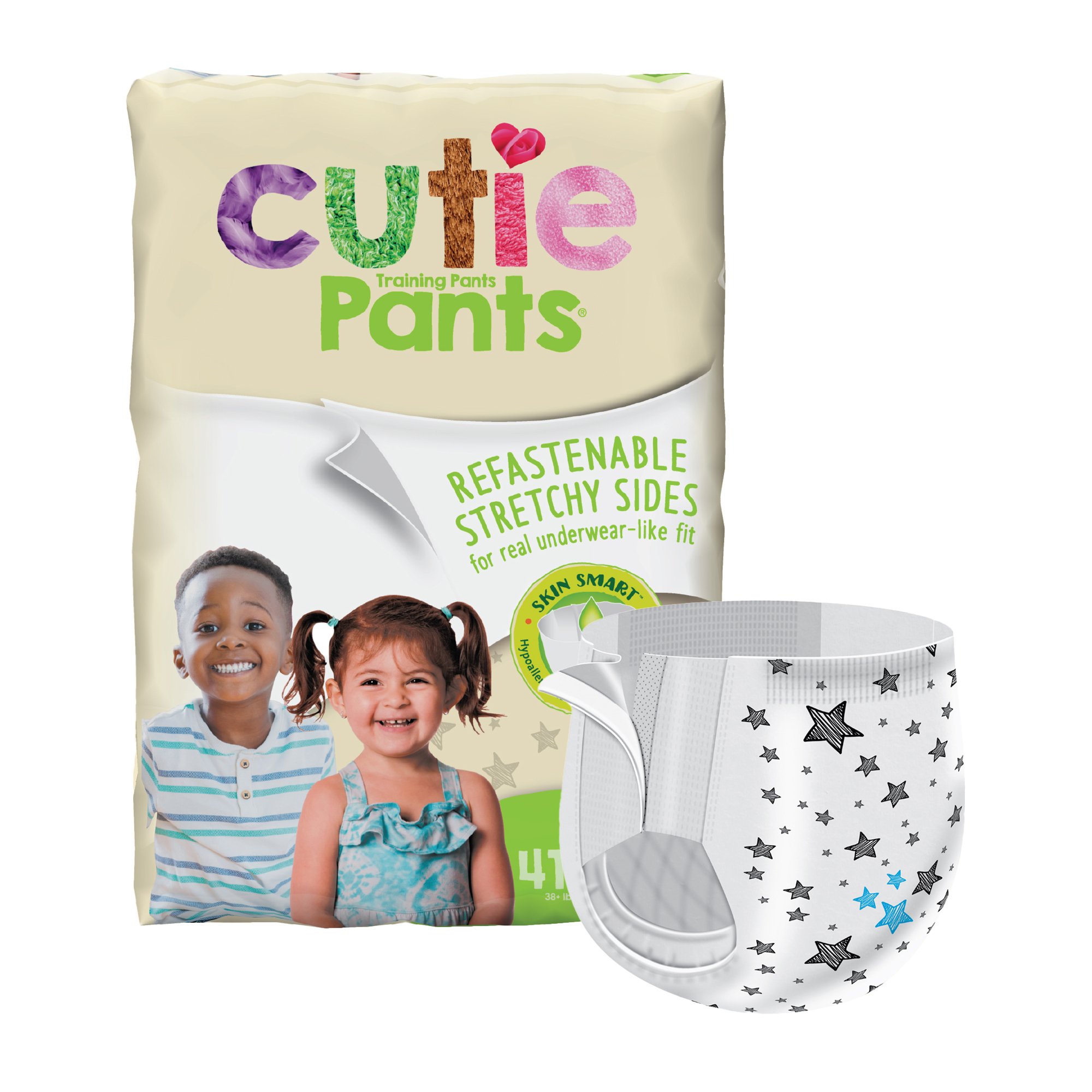 Cutie Pants® Unisex Toddler, Heavy Absorbency, 35+ lbs, 4T - 5T