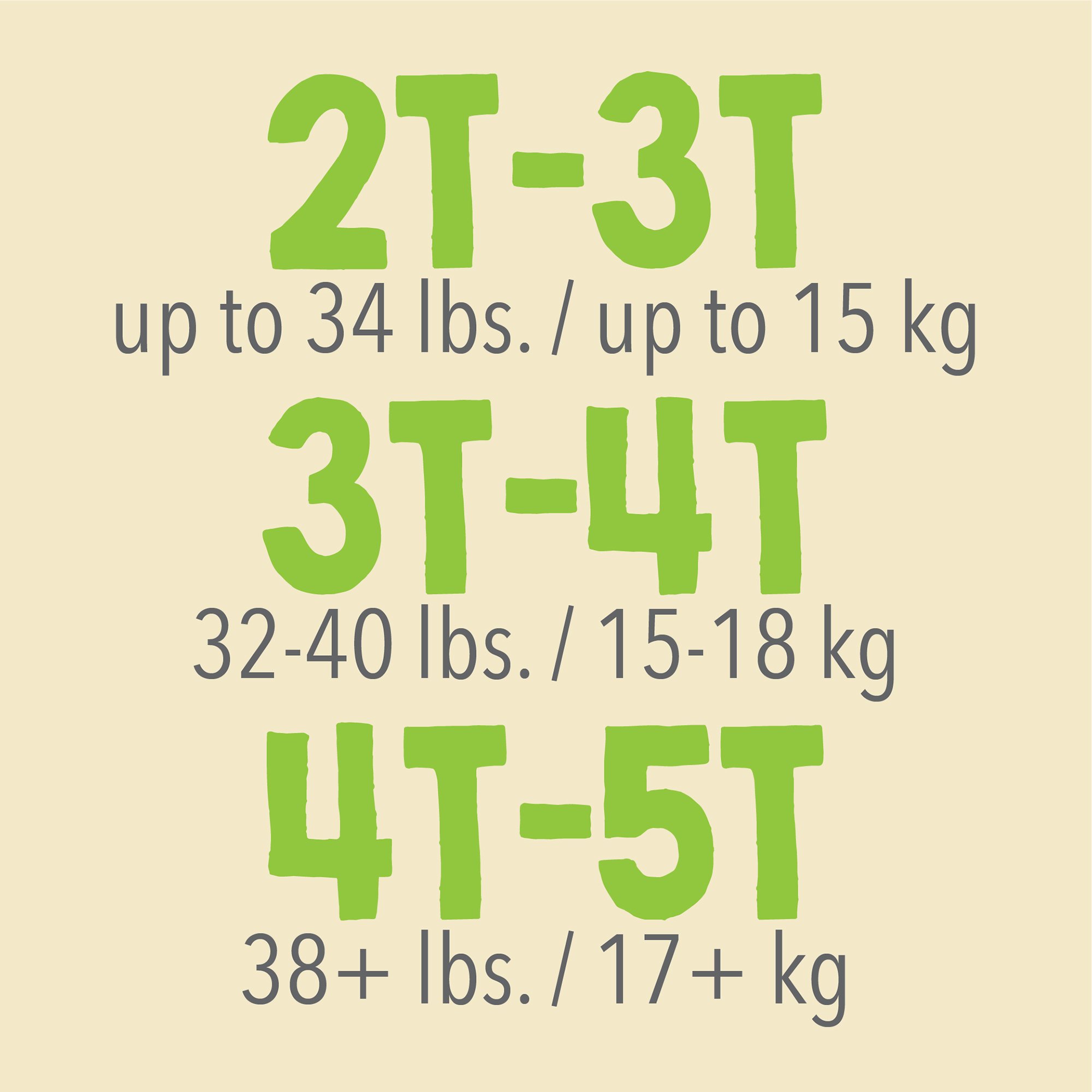 Cutie Pants® Unisex Toddler, Heavy Absorbency, 35+ lbs, 4T - 5T - Image 4