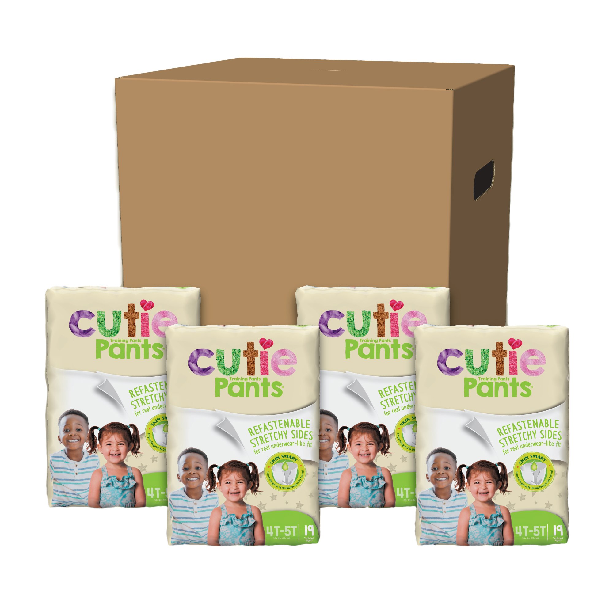 Cutie Pants® Unisex Toddler, Heavy Absorbency, 35+ lbs, 4T - 5T - Image 5