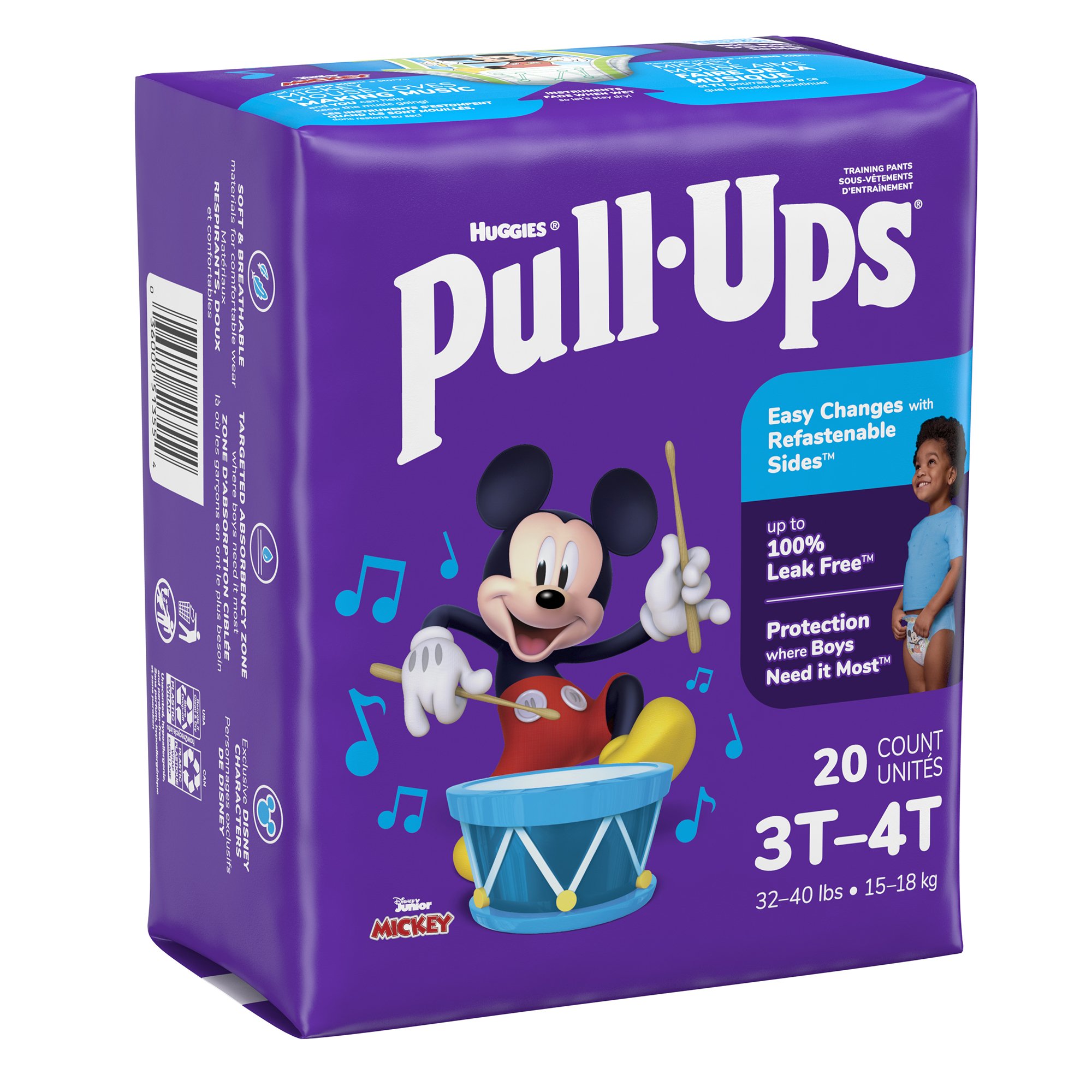 Huggies Pull-Ups® Learning Designs® for Boys Training Pants, 3T to 4T