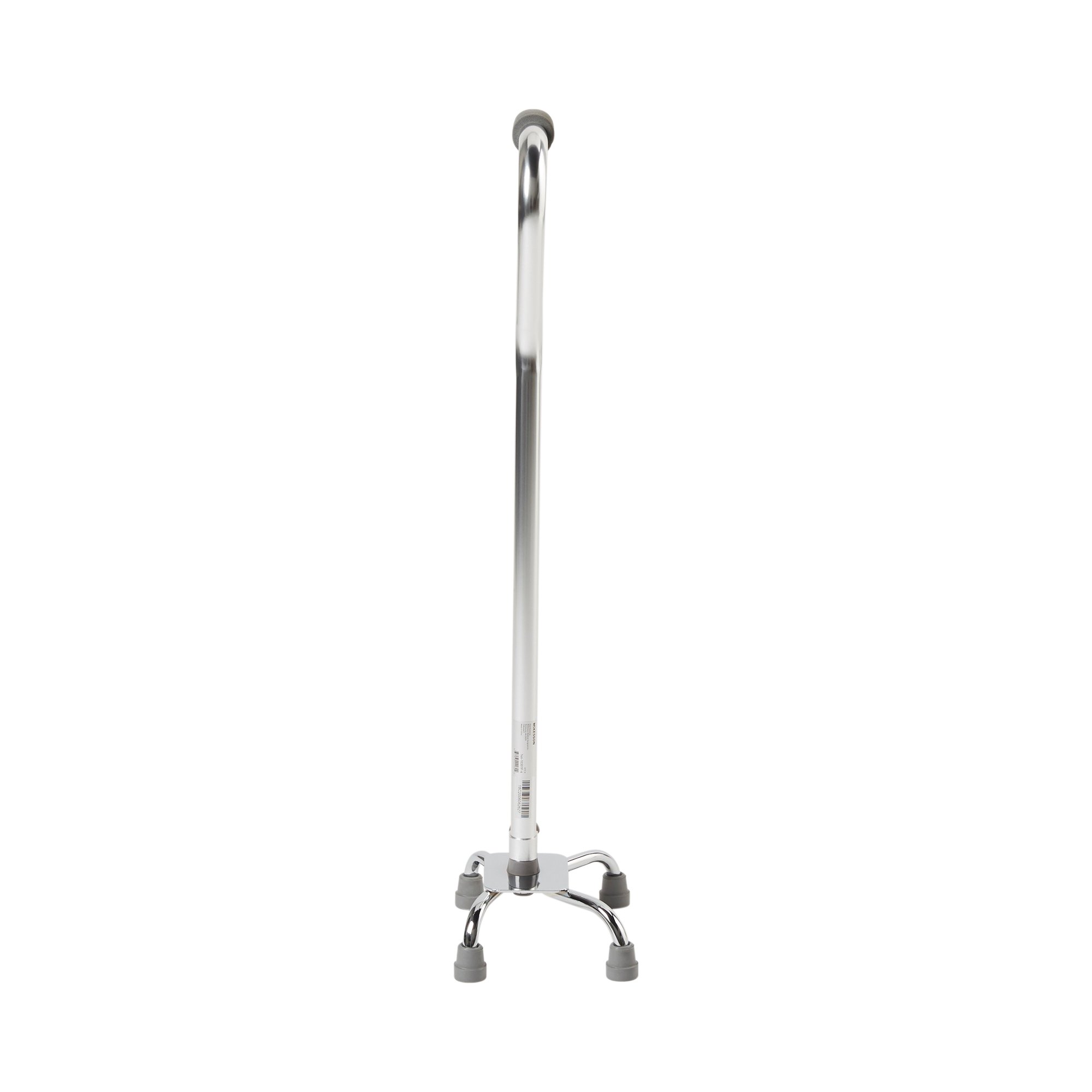 McKesson Offset Quad Cane, Chrome - Image 2
