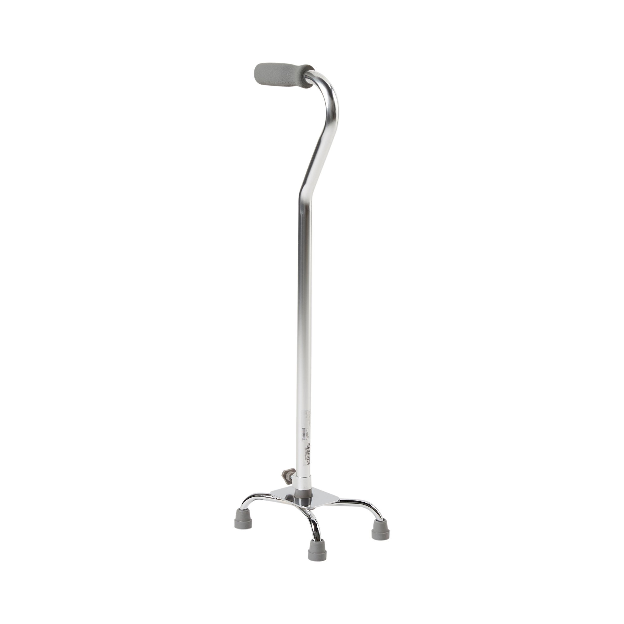 McKesson Offset Quad Cane, Chrome - Image 3