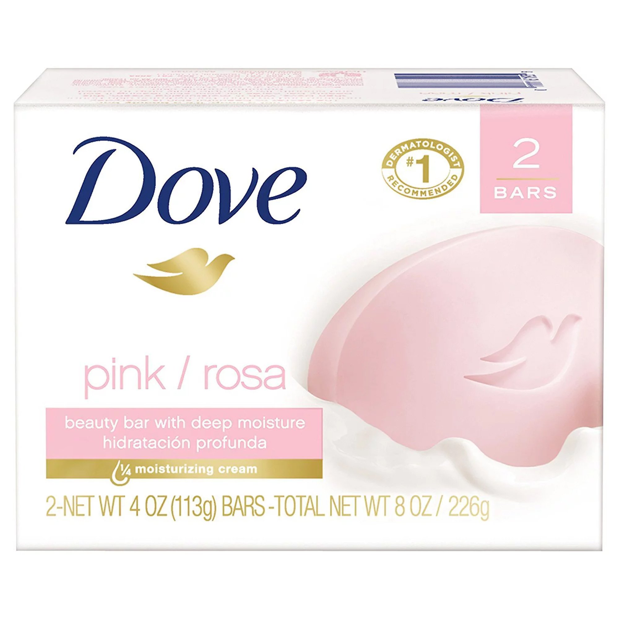 Dove Beauty Bars Pink - Image 3