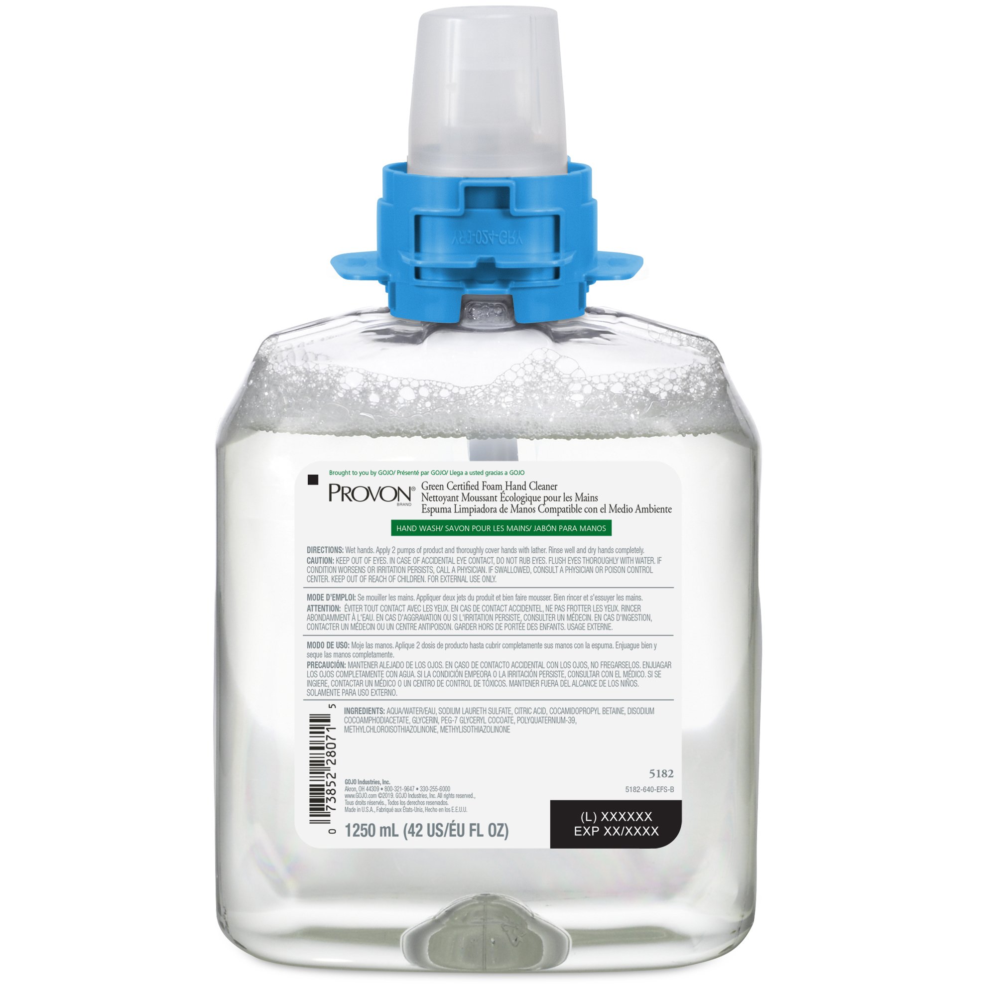 Provon® Green Certified Foam Hand Cleaner, 1,250 mL Refill for FMX-12™ Dispenser