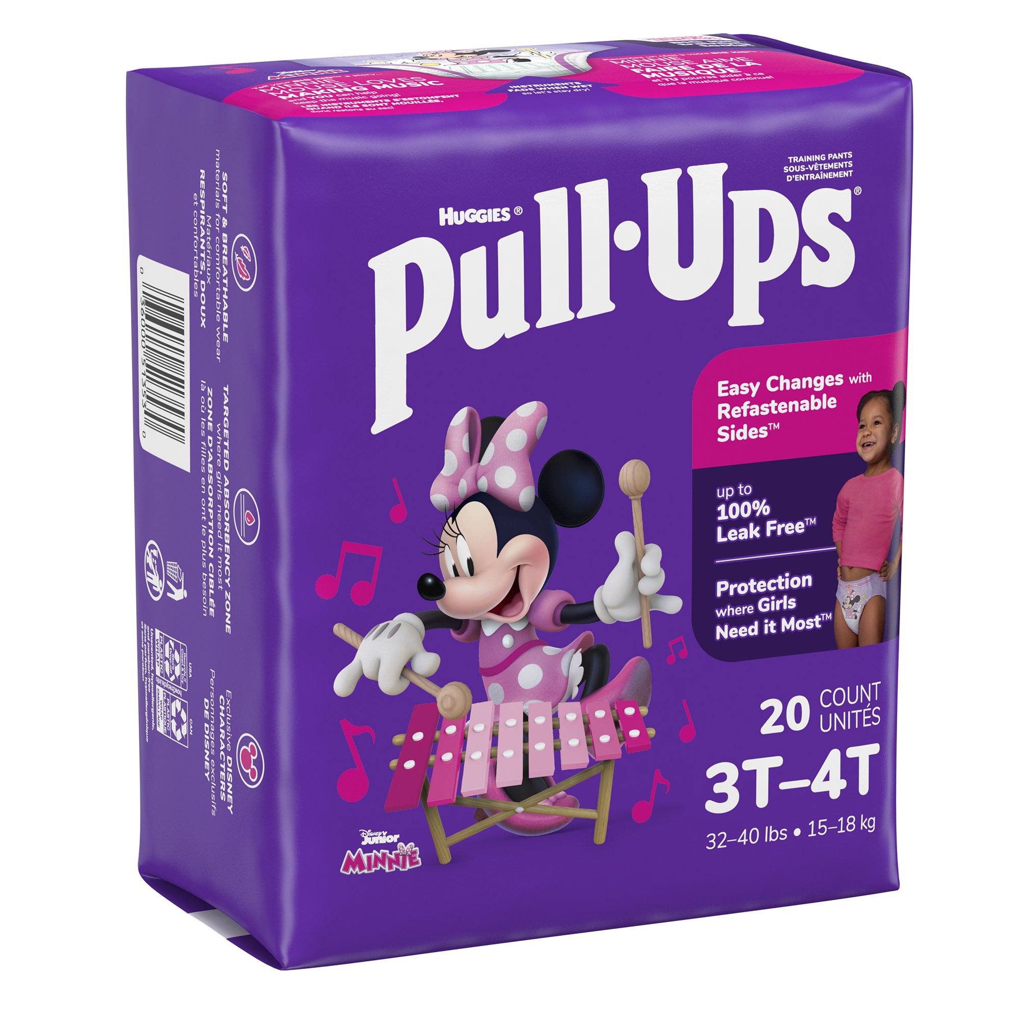 Huggies Pull-Ups® Learning Designs® for Girls Training Pants, 3T to 4T