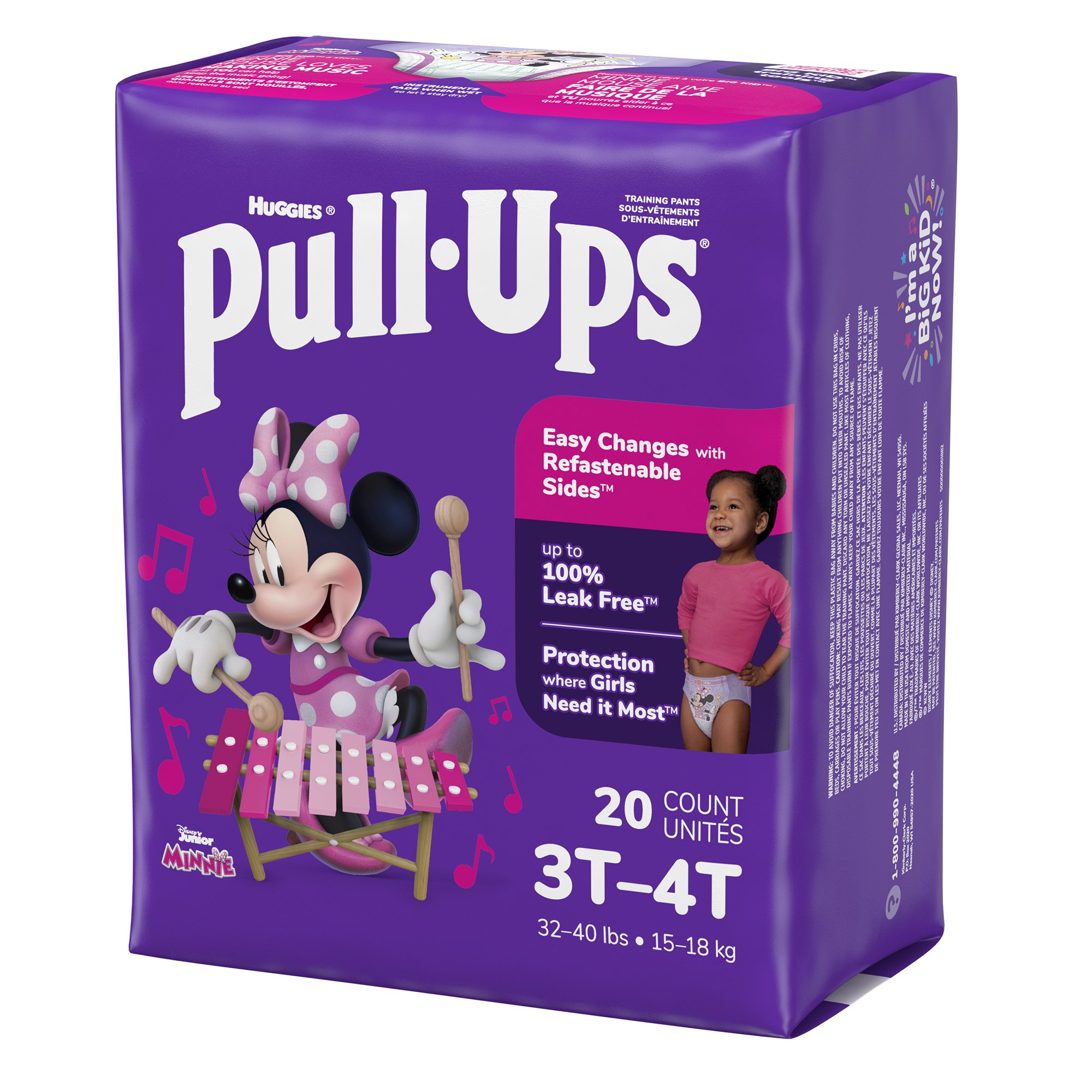 Huggies Pull-Ups® Learning Designs® for Girls Training Pants, 3T to 4T - Image 2