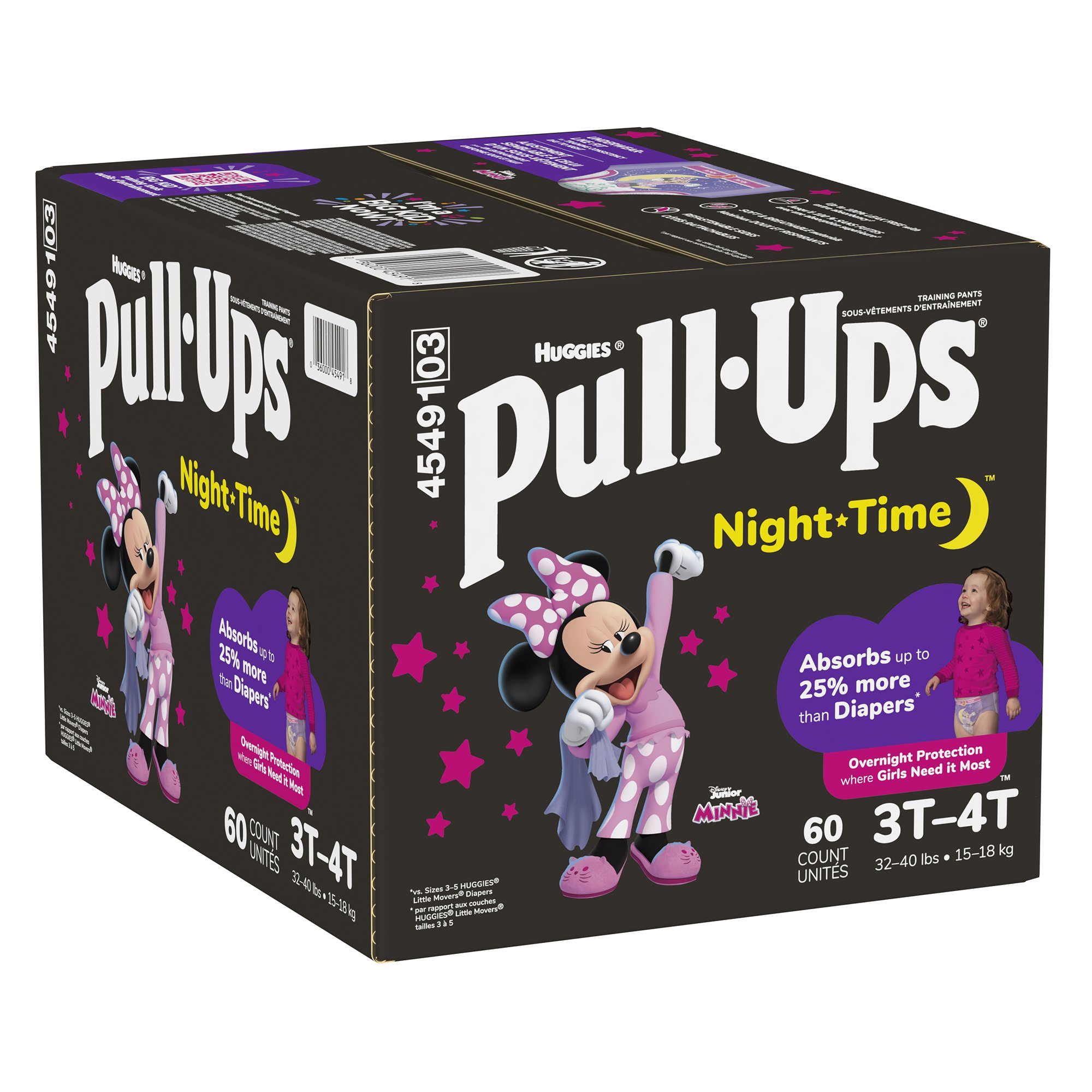 Huggies® Pull-Ups® Night-Time® Training Pants, 3T to 4T