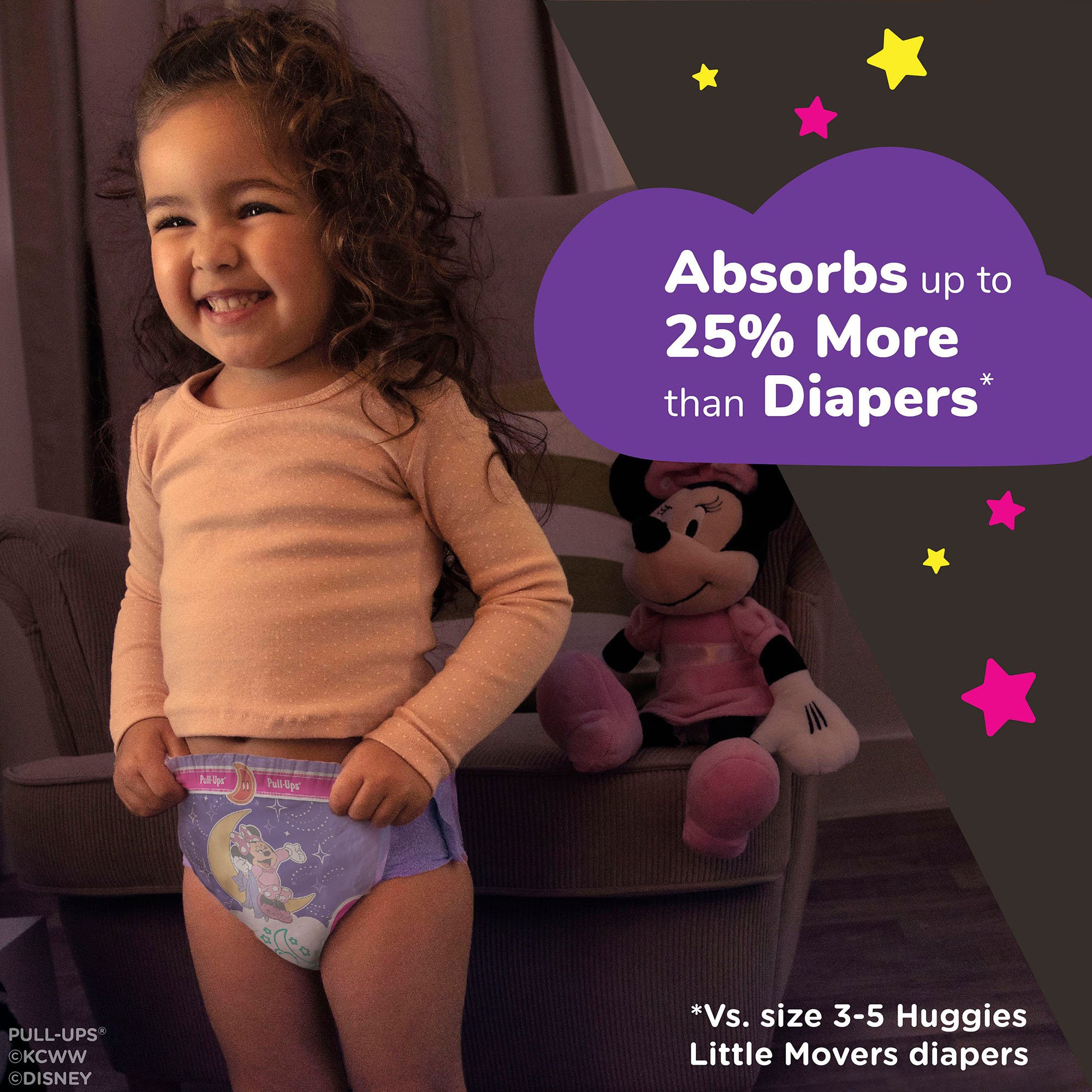Huggies® Pull-Ups® Night-Time® Training Pants, 3T to 4T - Image 9