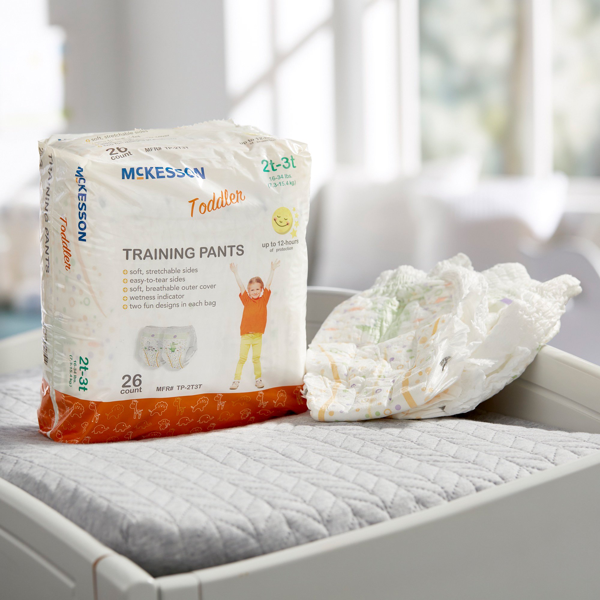 McKesson Toddler Training Pants, 2T to 3T for Children weighing 16 - 34 lbs. - Image 4