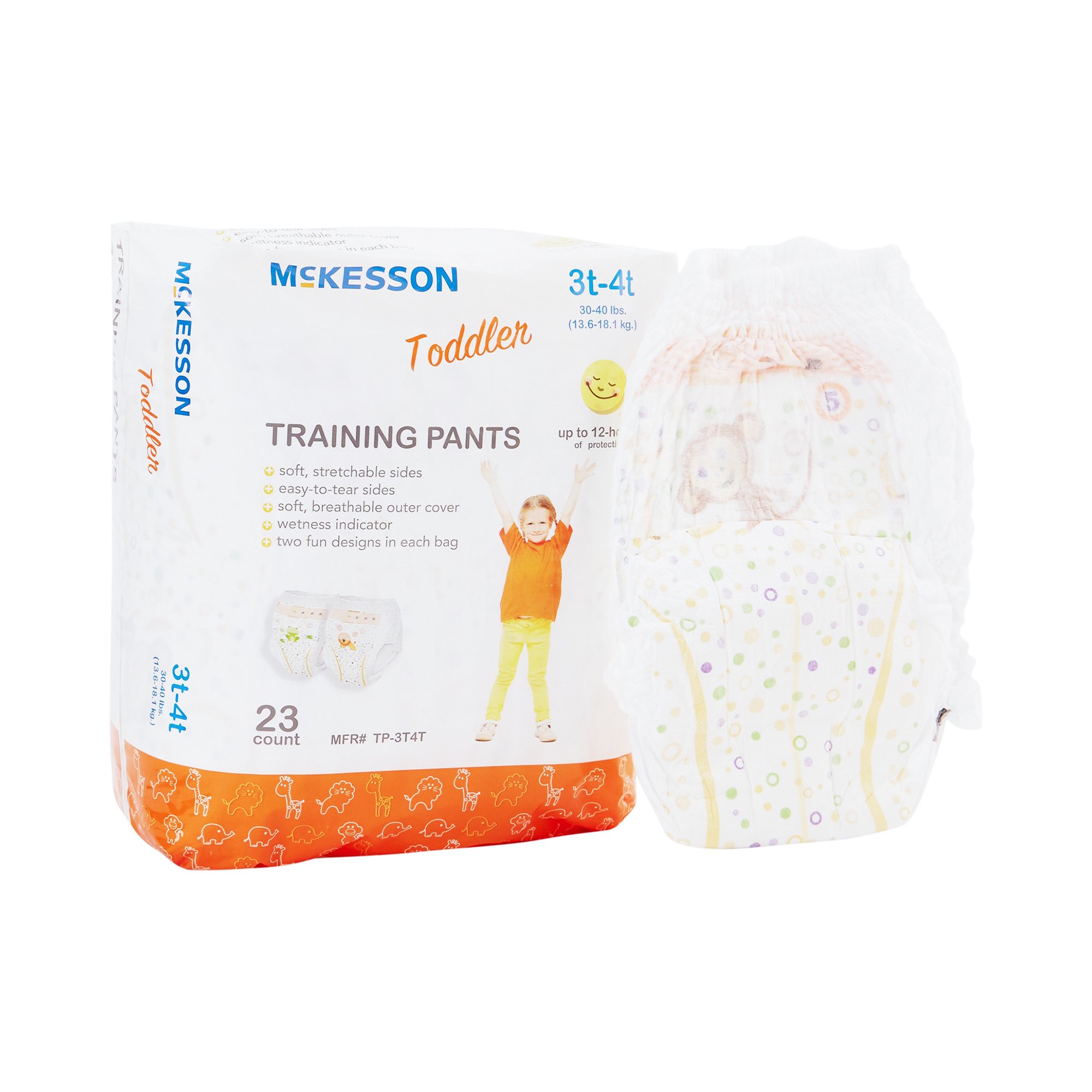 McKesson Toddler Training Pants, 3T to 4T for Children weighing 30 - 40 lbs. - Image 2
