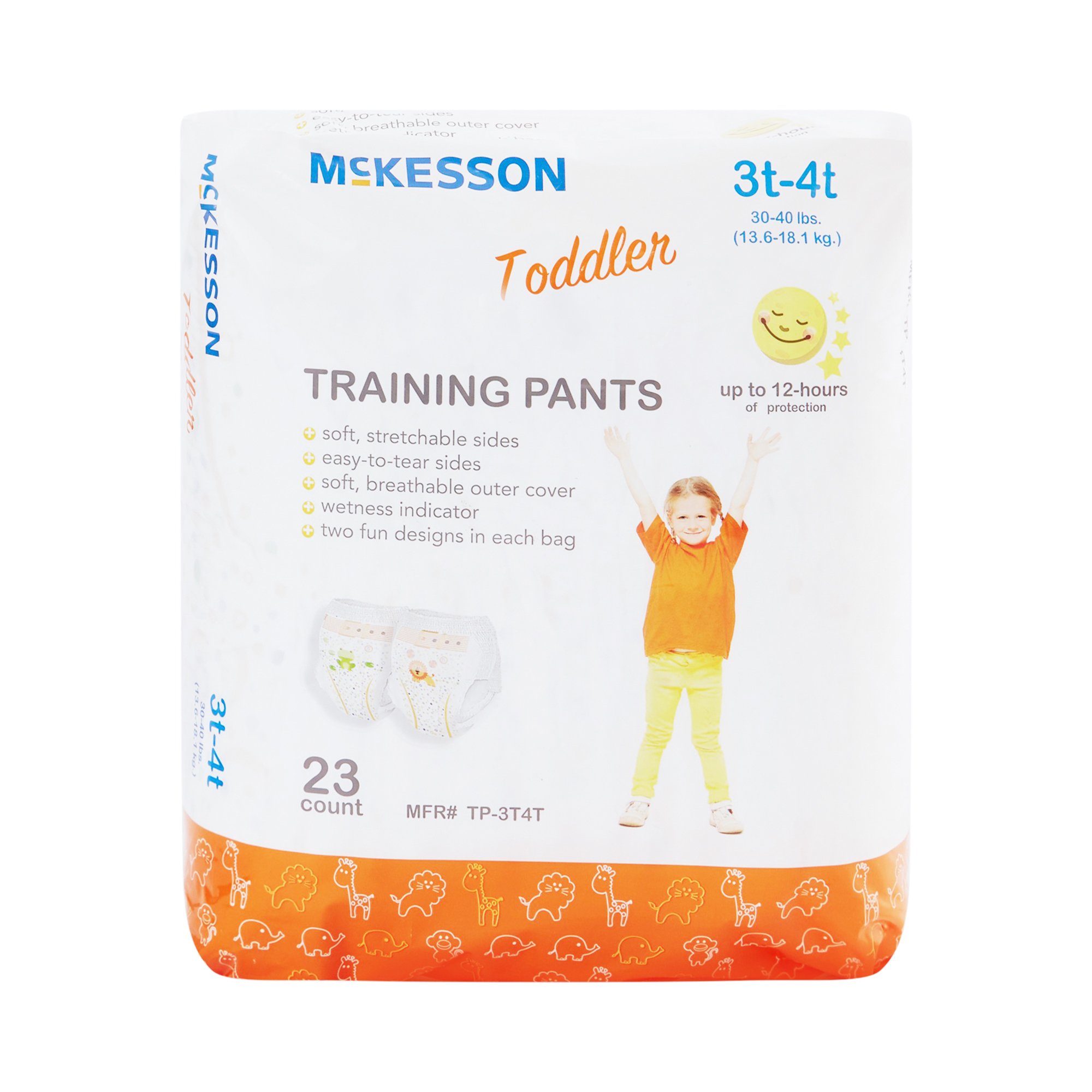 McKesson Toddler Training Pants, 3T to 4T for Children weighing 30 - 40 lbs. - Image 3