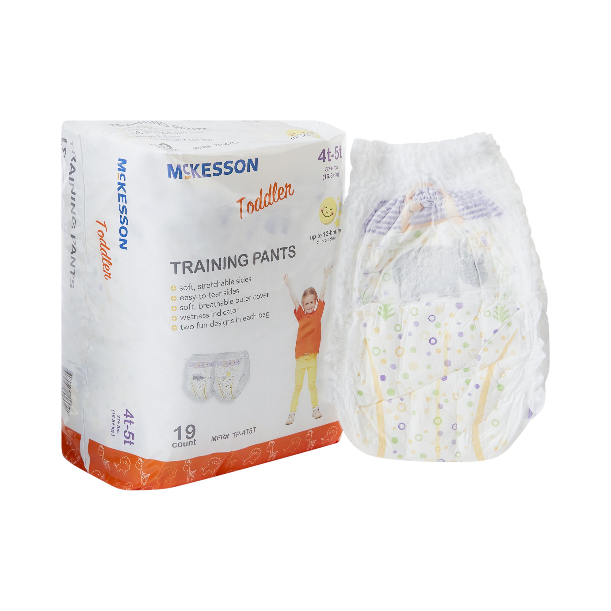 McKesson Toddler Training Pants, 4T to 5T for Children weighing 37+ lbs. - Image 2
