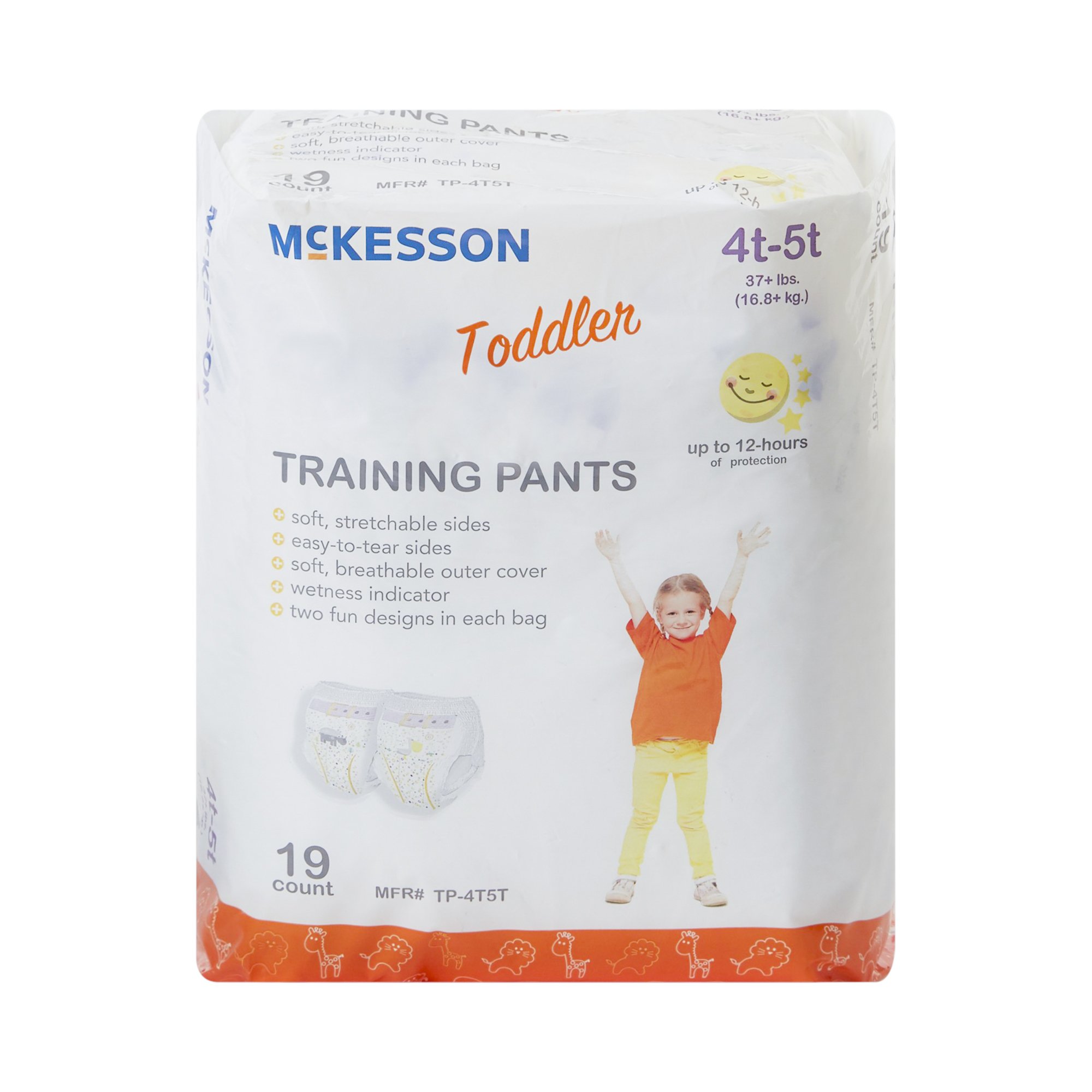 McKesson Toddler Training Pants, 4T to 5T for Children weighing 37+ lbs. - Image 3