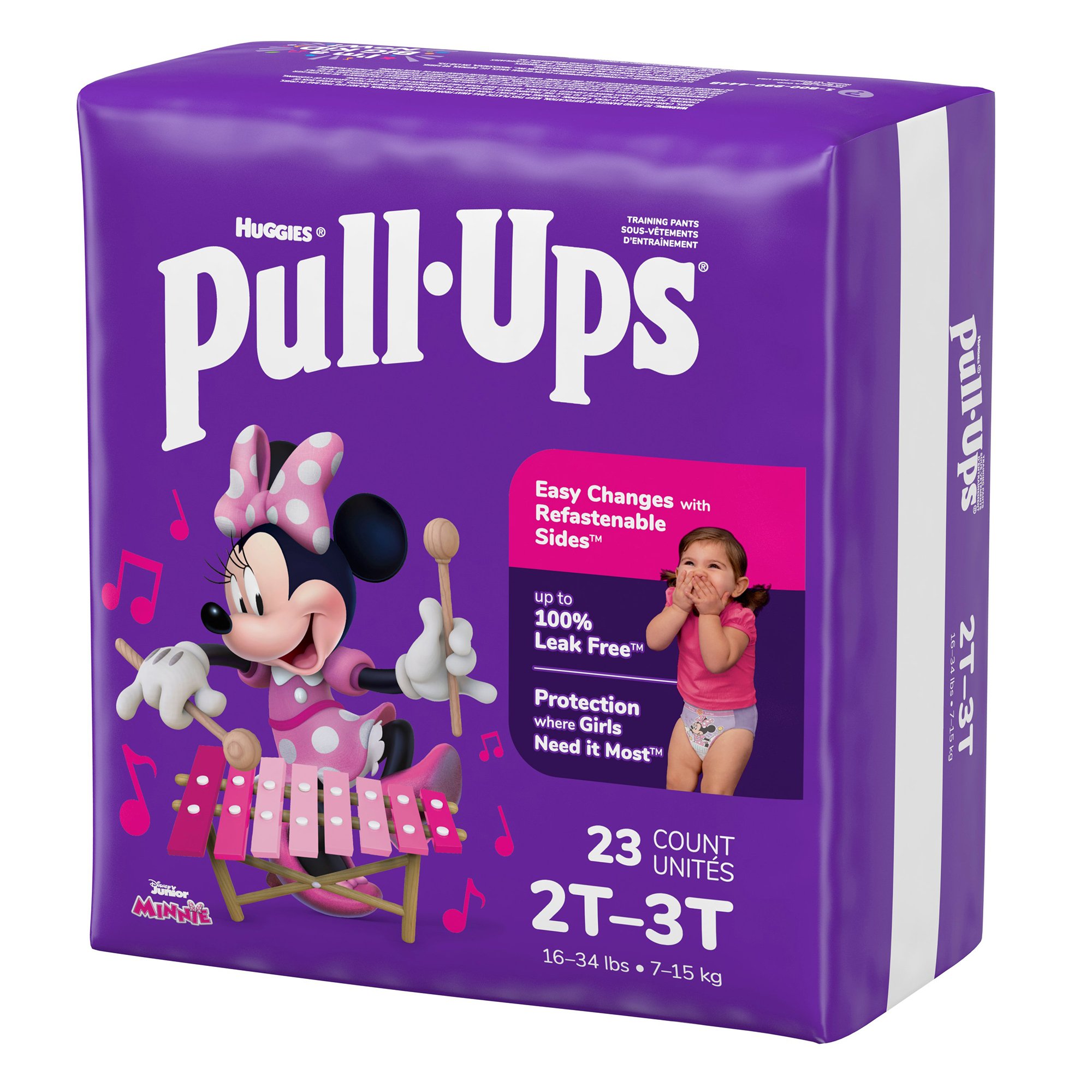 Pull-Ups® Learning Designs® for Girls Training Pants, 2T to 3T - Image 2