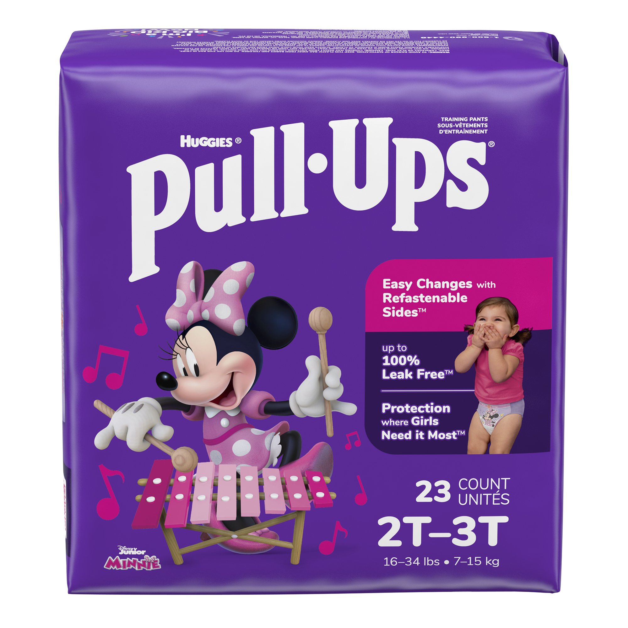 Pull-Ups® Learning Designs® for Girls Training Pants, 2T to 3T - Image 3