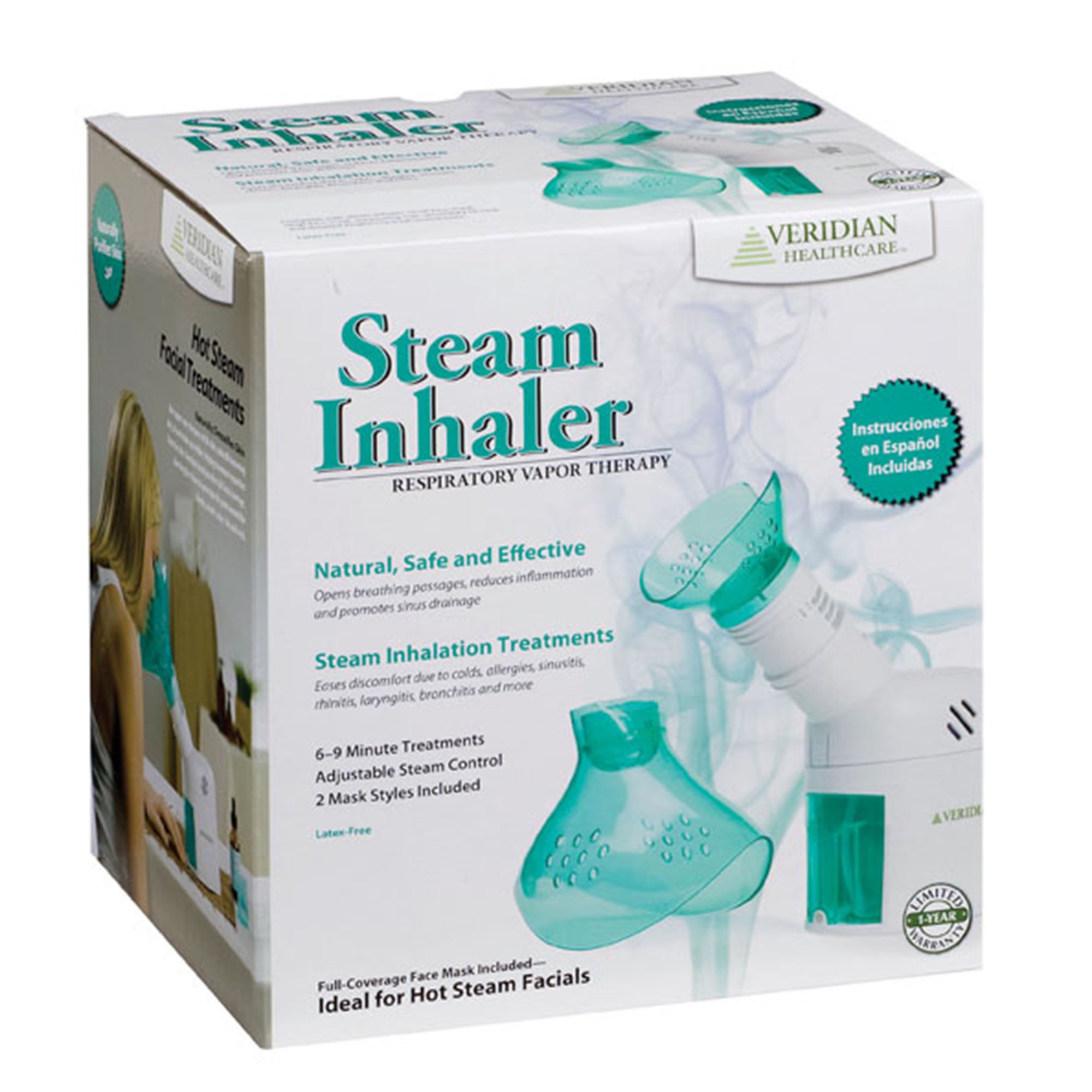 Steam Inhaler Respiratory Vapor Therapy System