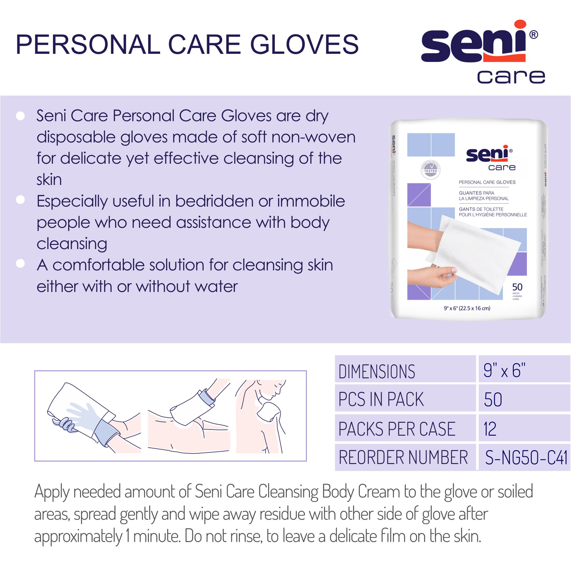 Seni® Care Wash Glove - Image 2