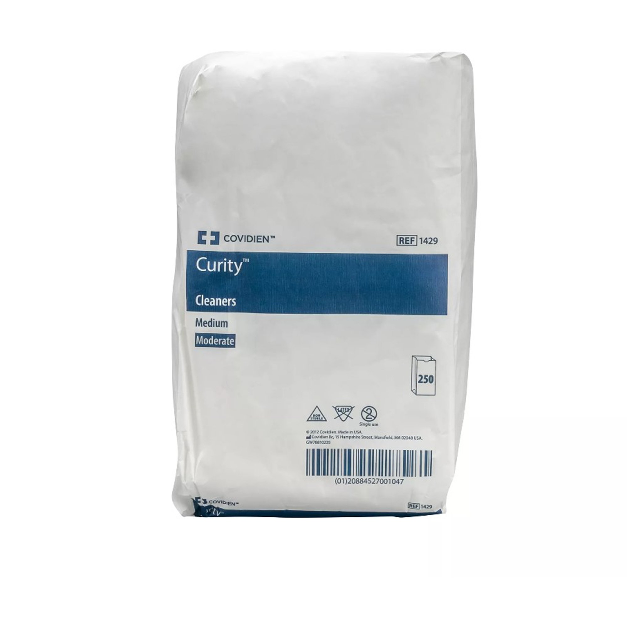 Curity™ Nonwoven White Washcloth, Disposable, 7-1/2 x 13-1/2 Inch - Image 3